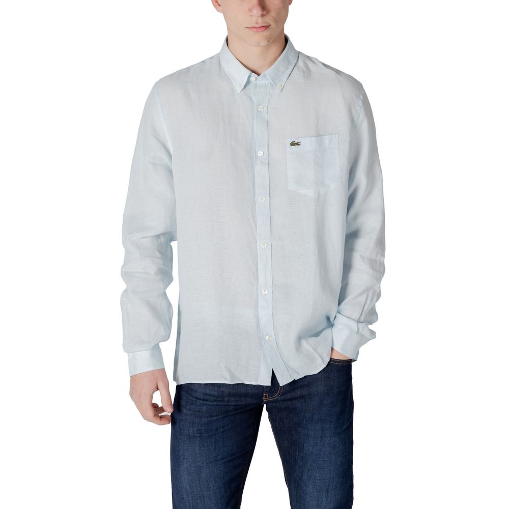 Lacoste Blue Linen Shirt LUNESCAPE