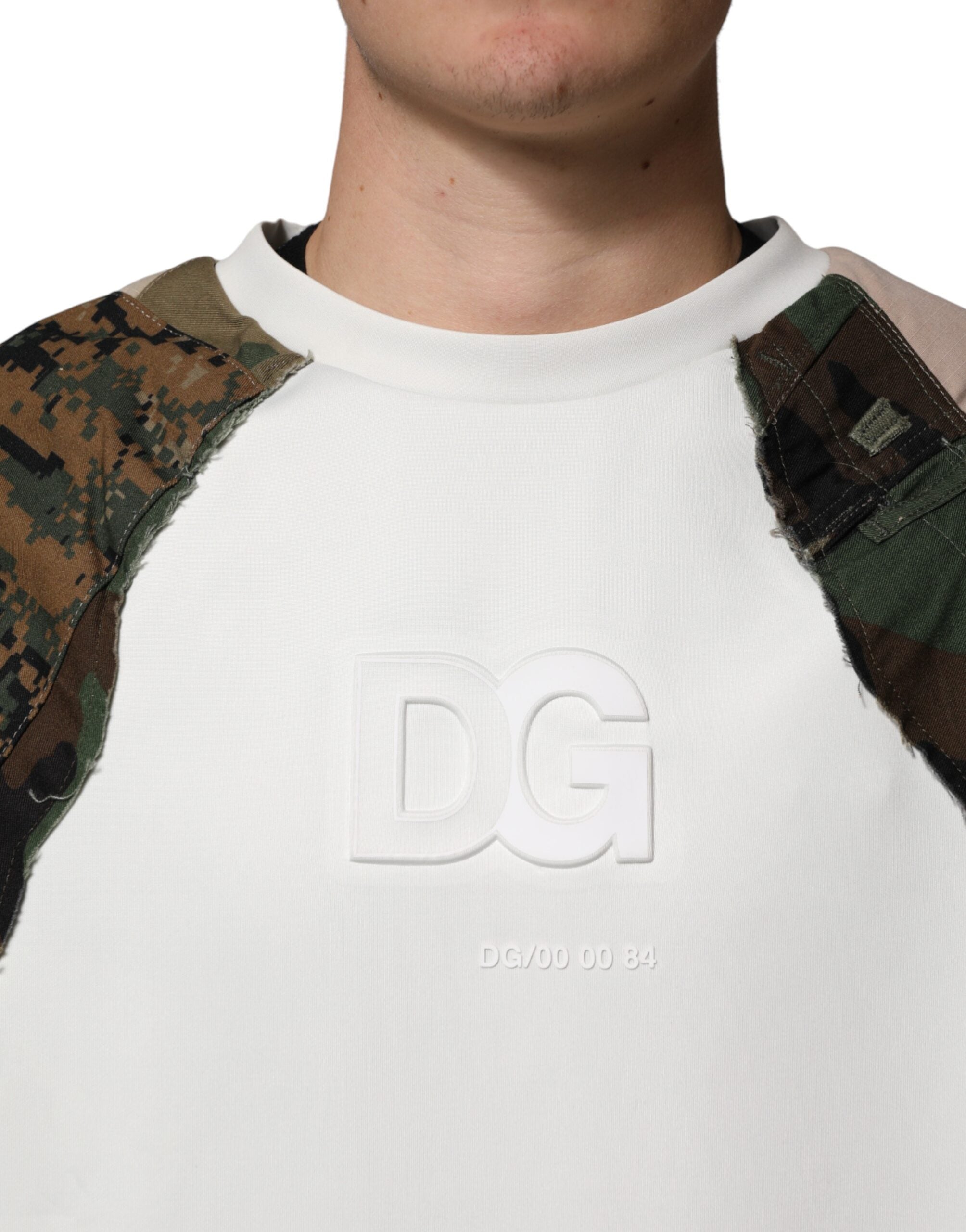 Dolce & Gabbana Multicolor Camouflage Sweatshirt Sweater