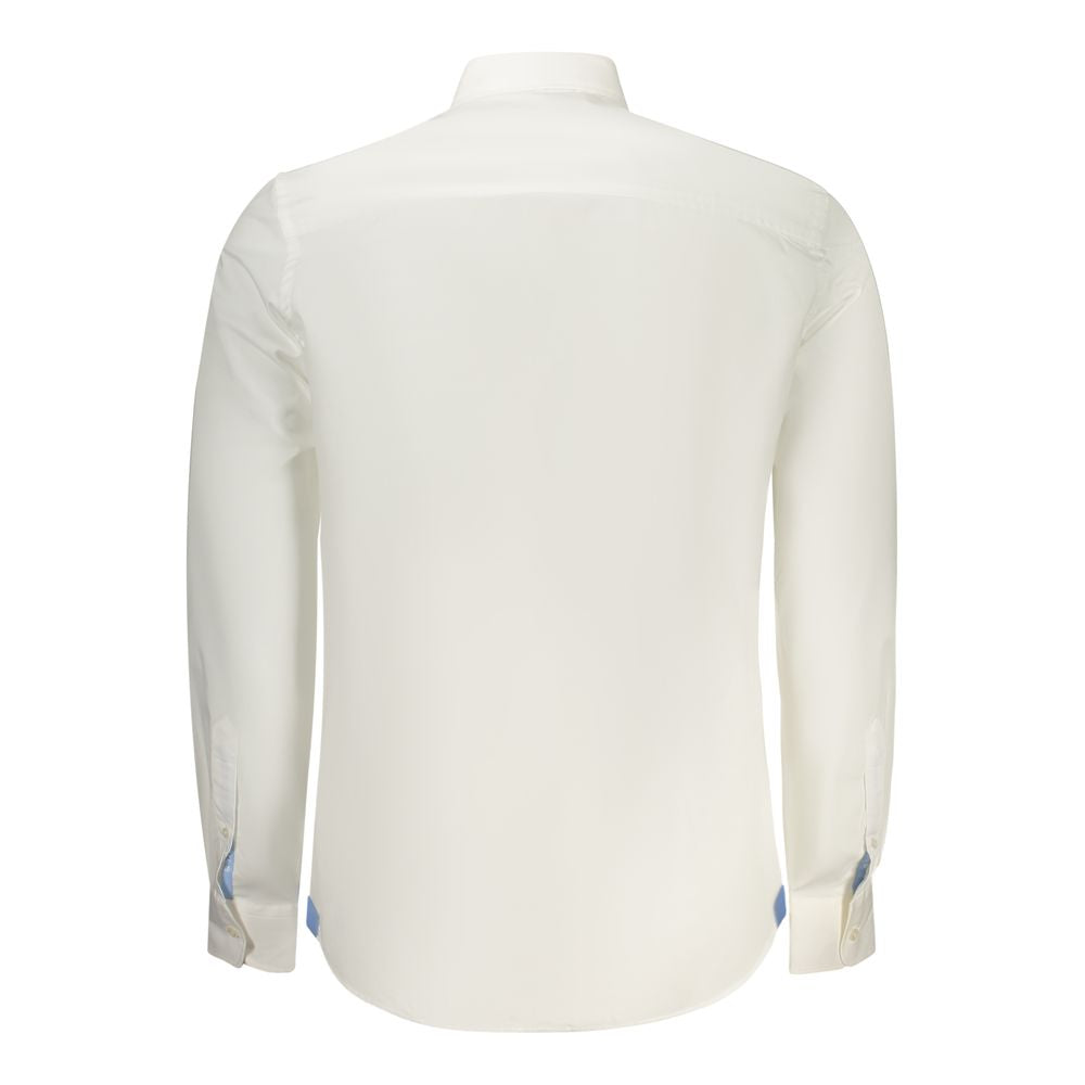 North Sails White Cotton Men's Shirt LUNESCAPE