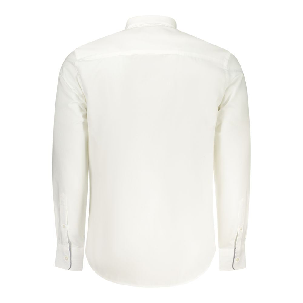 North Sails Bianco Cotton Men Shirt LUNESCAPE