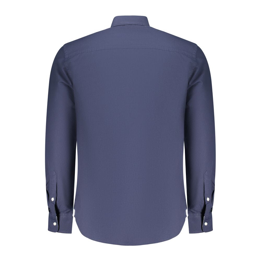 North Sails Blu Cotton Men Shirt LUNESCAPE