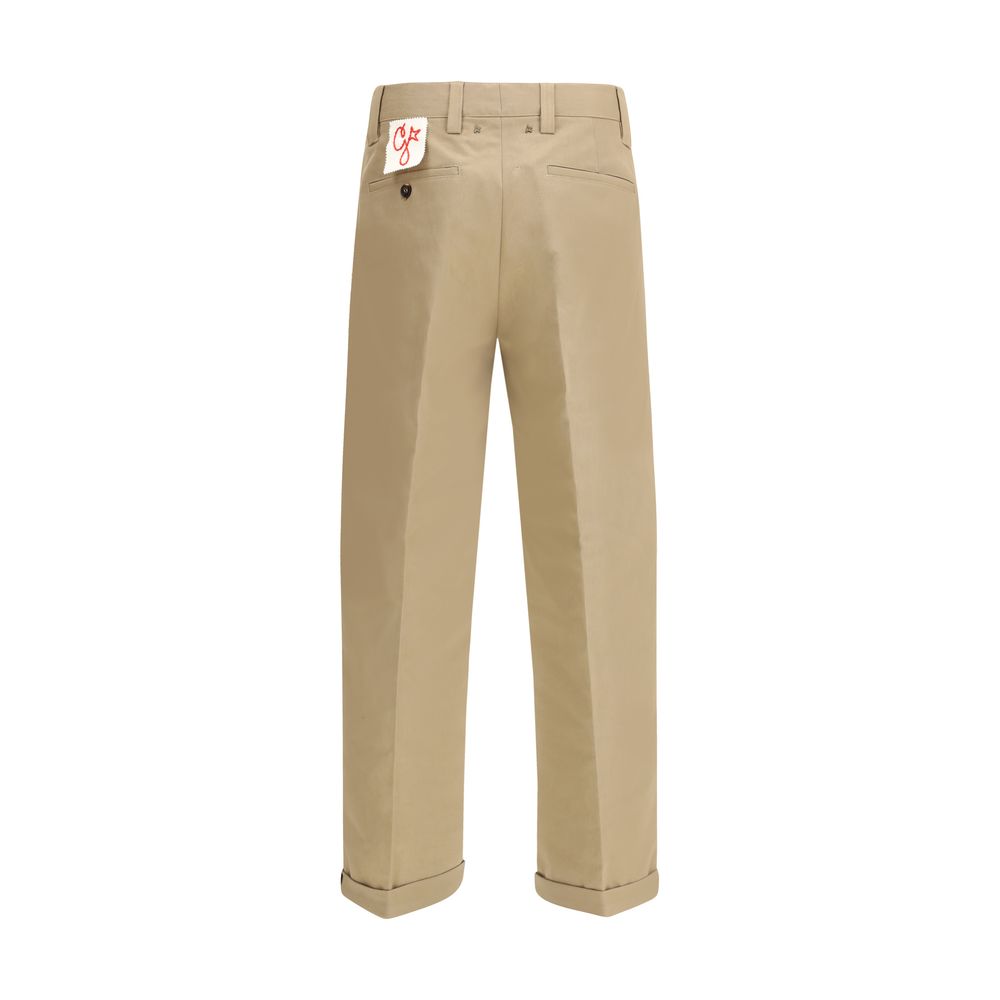 Golden Goose Beige Cotton Chino Pants