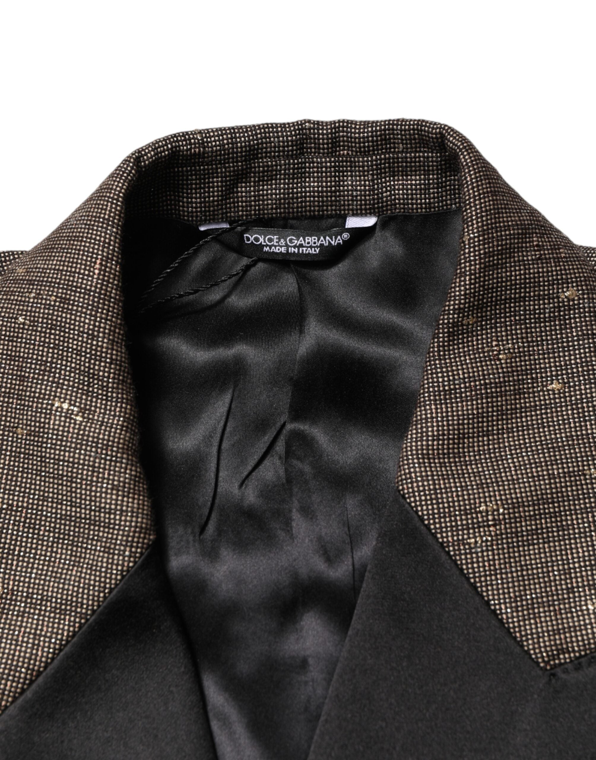 Dolce & Gabbana Gray Double Breasted 2 Button Jacket Blazer