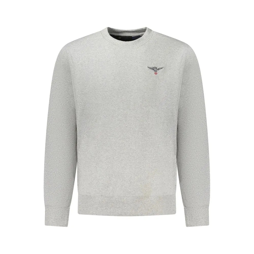Accademia Militare Gray Cotton Men's Sweatshirt LUNESCAPE