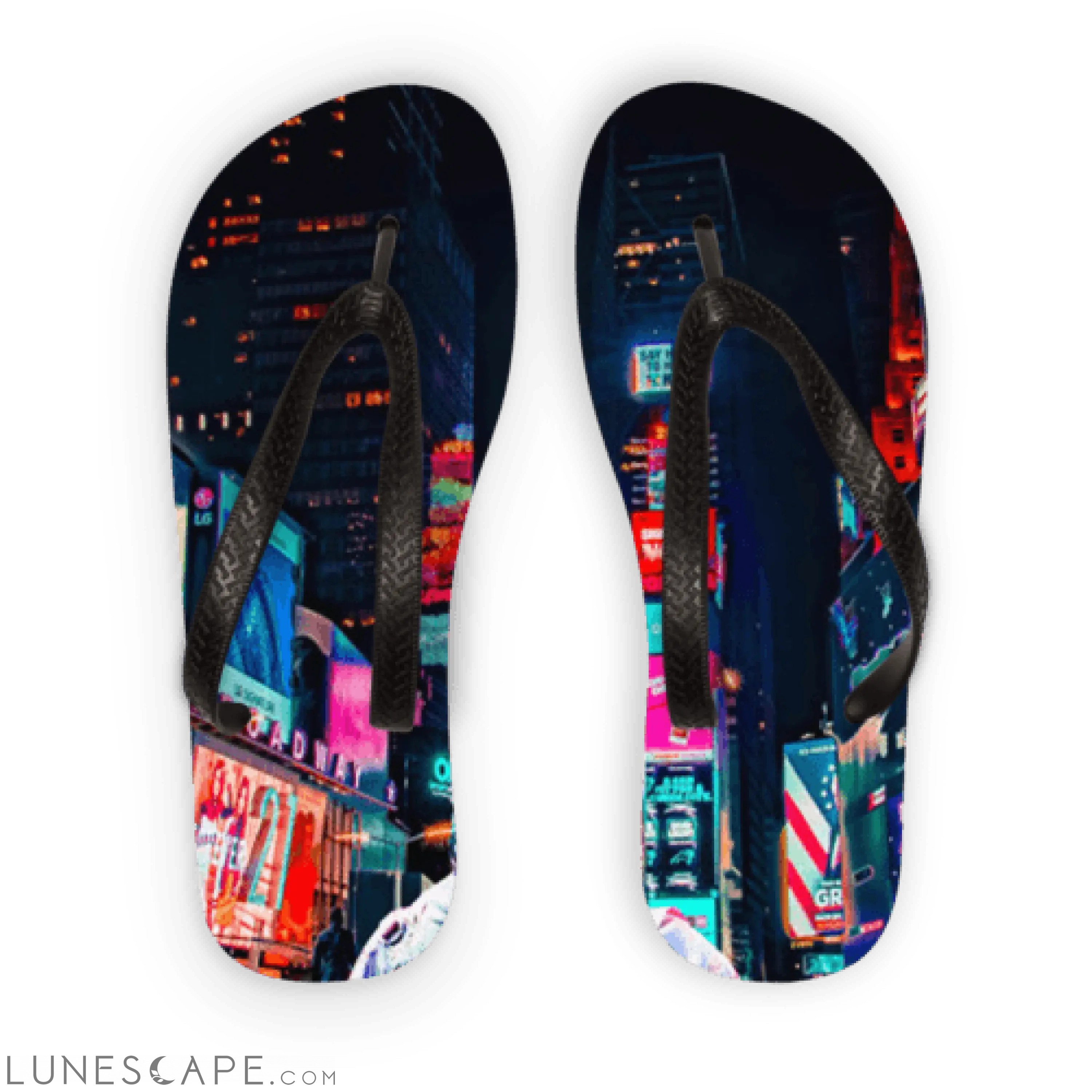 Another Night Adult Flip Flops LUNESCAPE