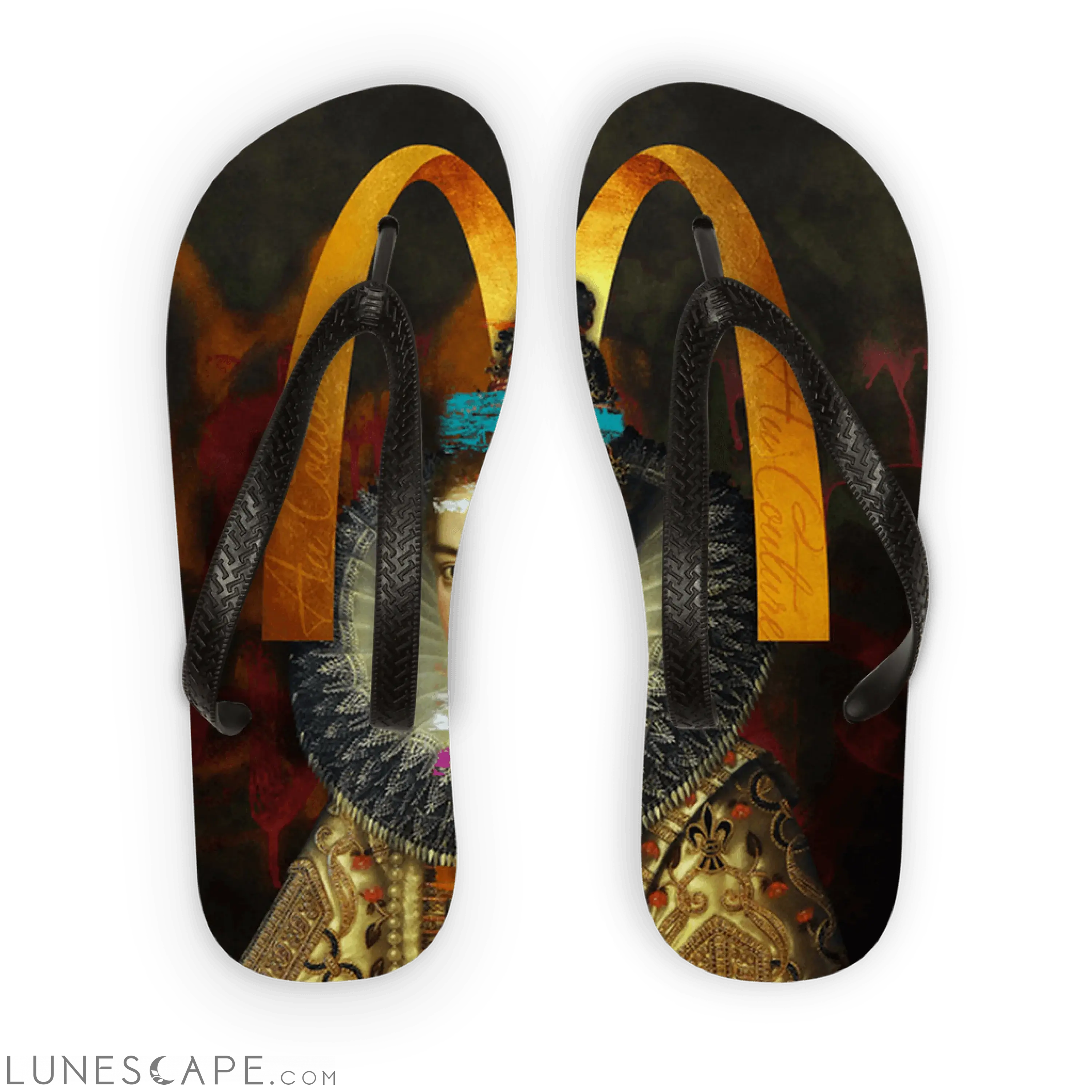 Au Couture Adult Flip Flops LUNESCAPE
