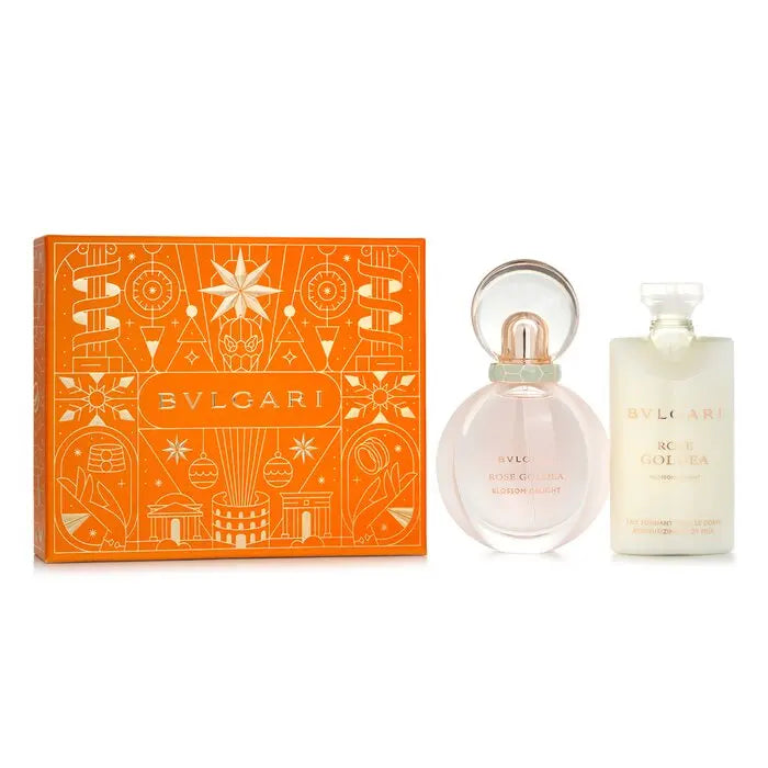 BVLGARI - Rose Goldea Blossom Delight Xmas Set: Eau De Parfum 50ml + Body Lotion 75ml LUNESCAPE