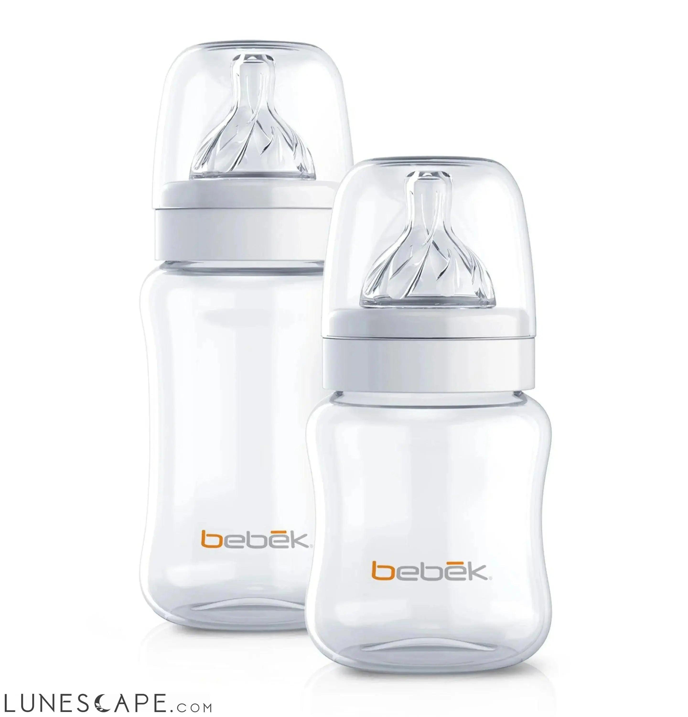 Bebek Classic Anti-Colic Baby Bottle (5 oz + 9 oz)  - Combo pack. BPA Free LUNESCAPE