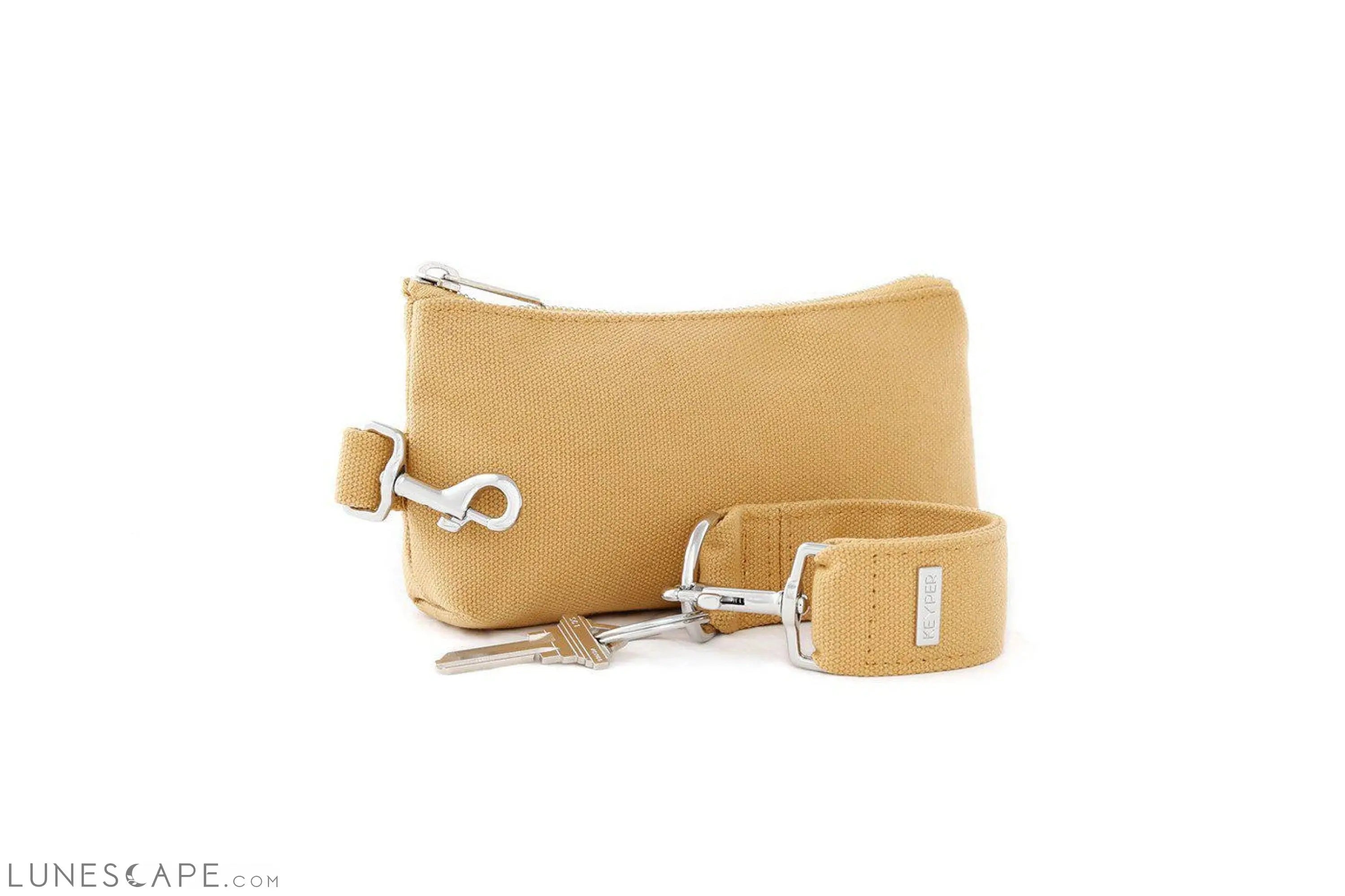 Beige CANVAS 2-Piece WRISTLET SET LUNESCAPE