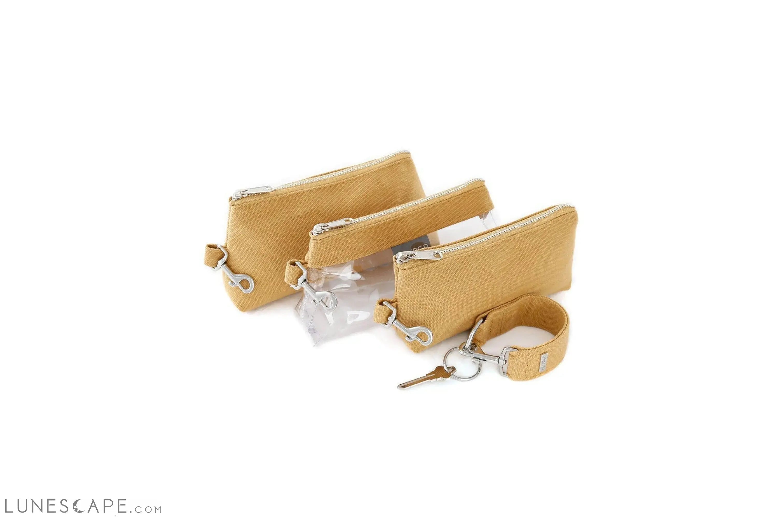 Beige CLASSIC CANVAS WRISTLET SET LUNESCAPE