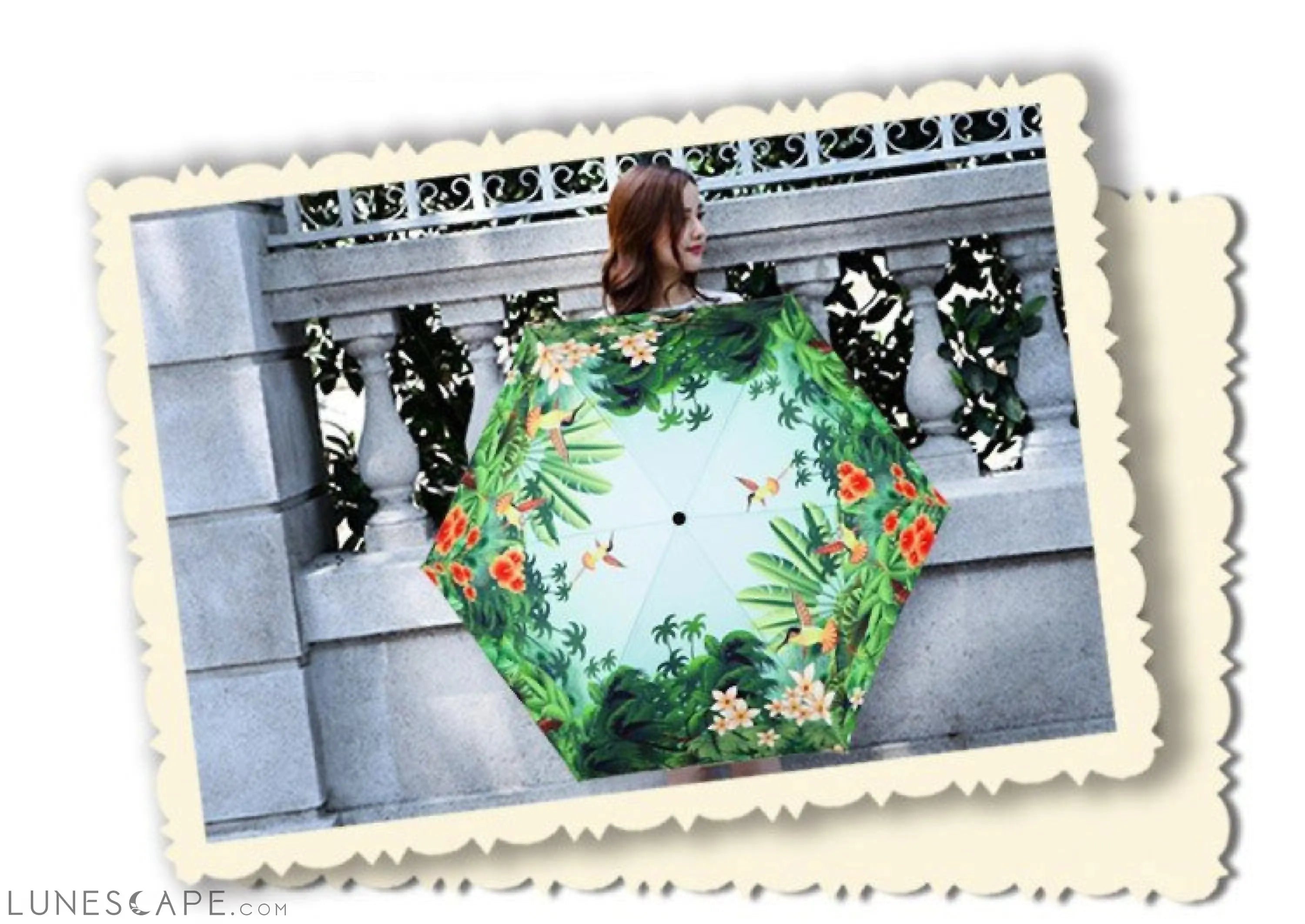 Bird Paradise Sunny Umbrella LUNESCAPE