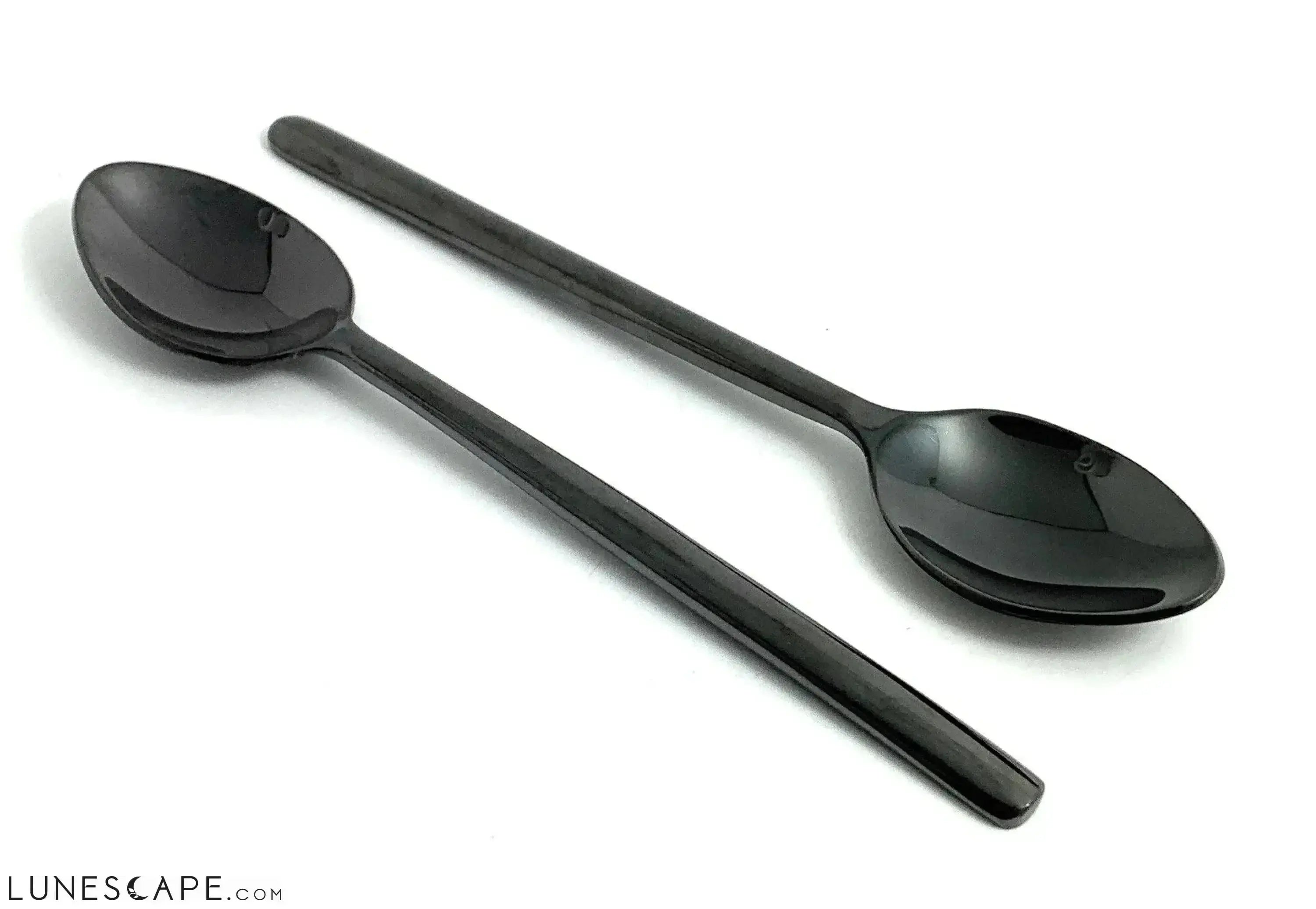 Black Table Spoons -  6 Piece Set LUNESCAPE