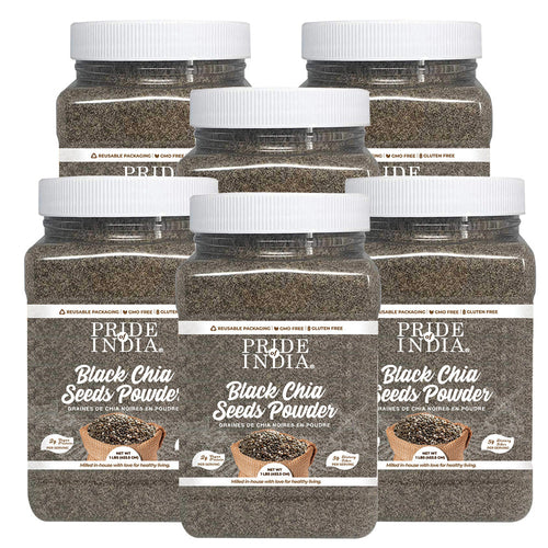 Cold Milled Raw Chia Ground - Omega-3 & Fiber Superfood Jar LUNESCAPE