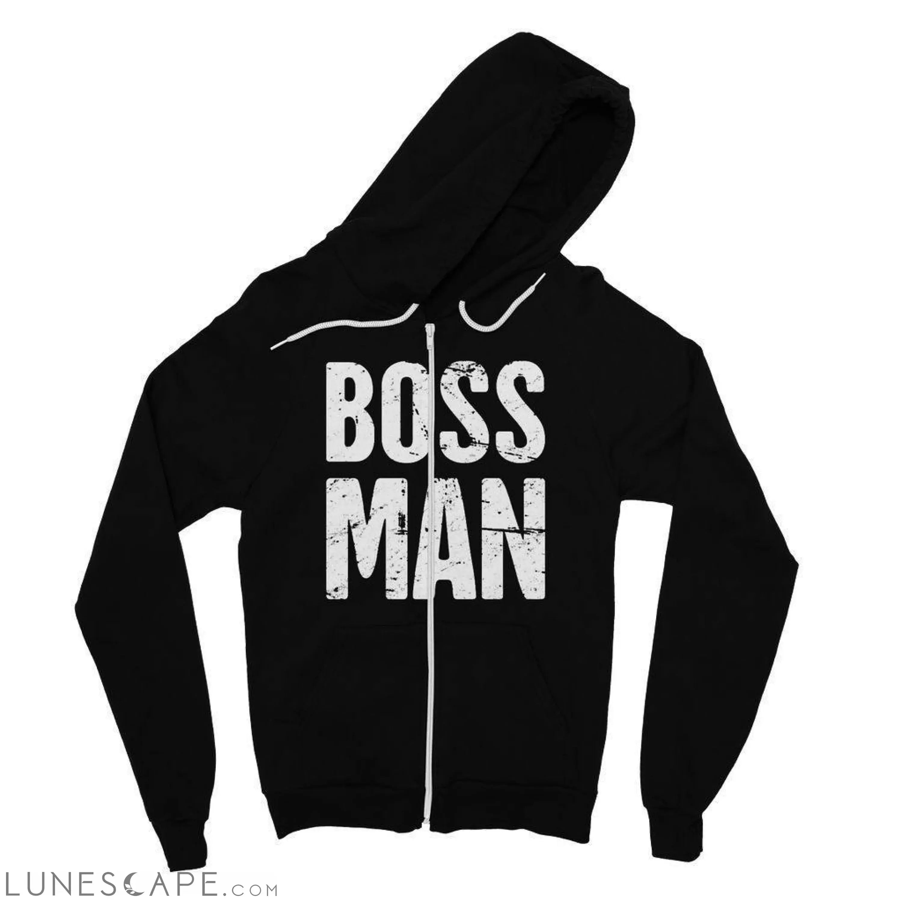 Boss Man Zipped Hoodie LUNESCAPE