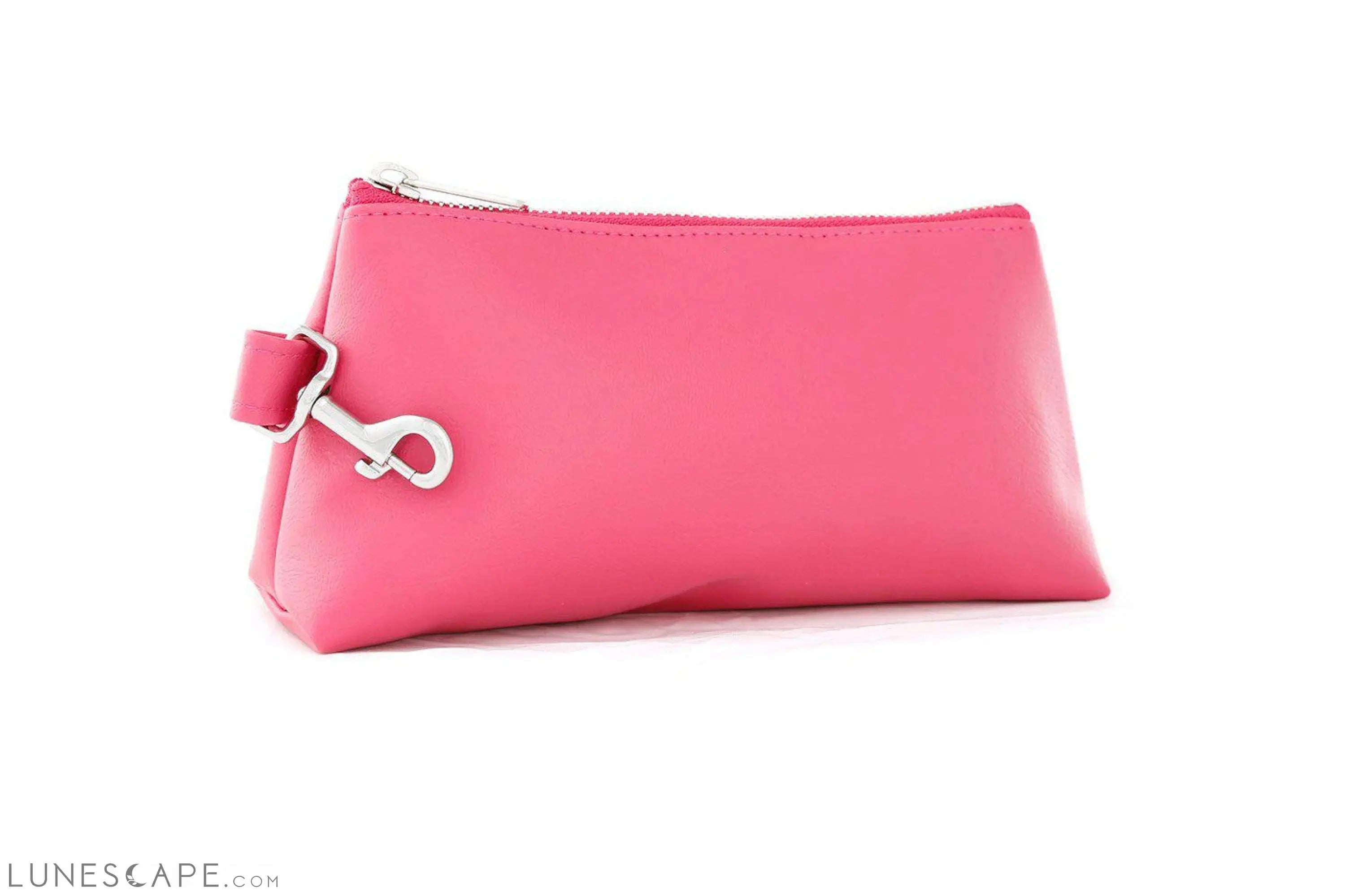 Bright Pink Vegan Leather Bag LUNESCAPE