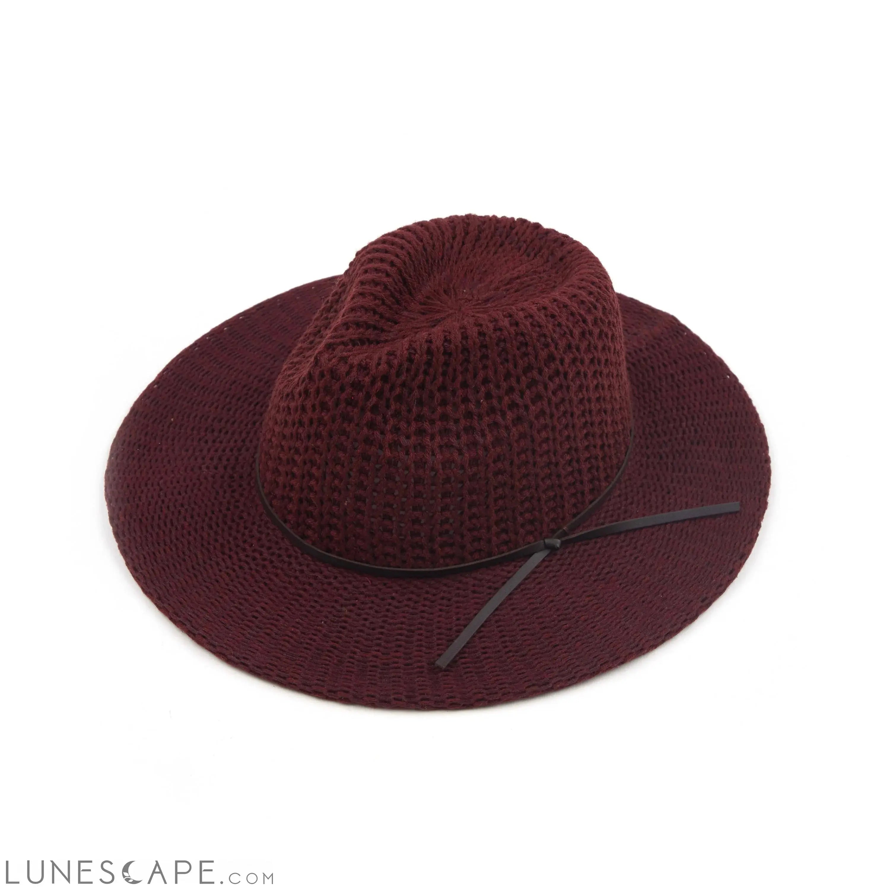 CC Fedora Knitted Hat LUNESCAPE
