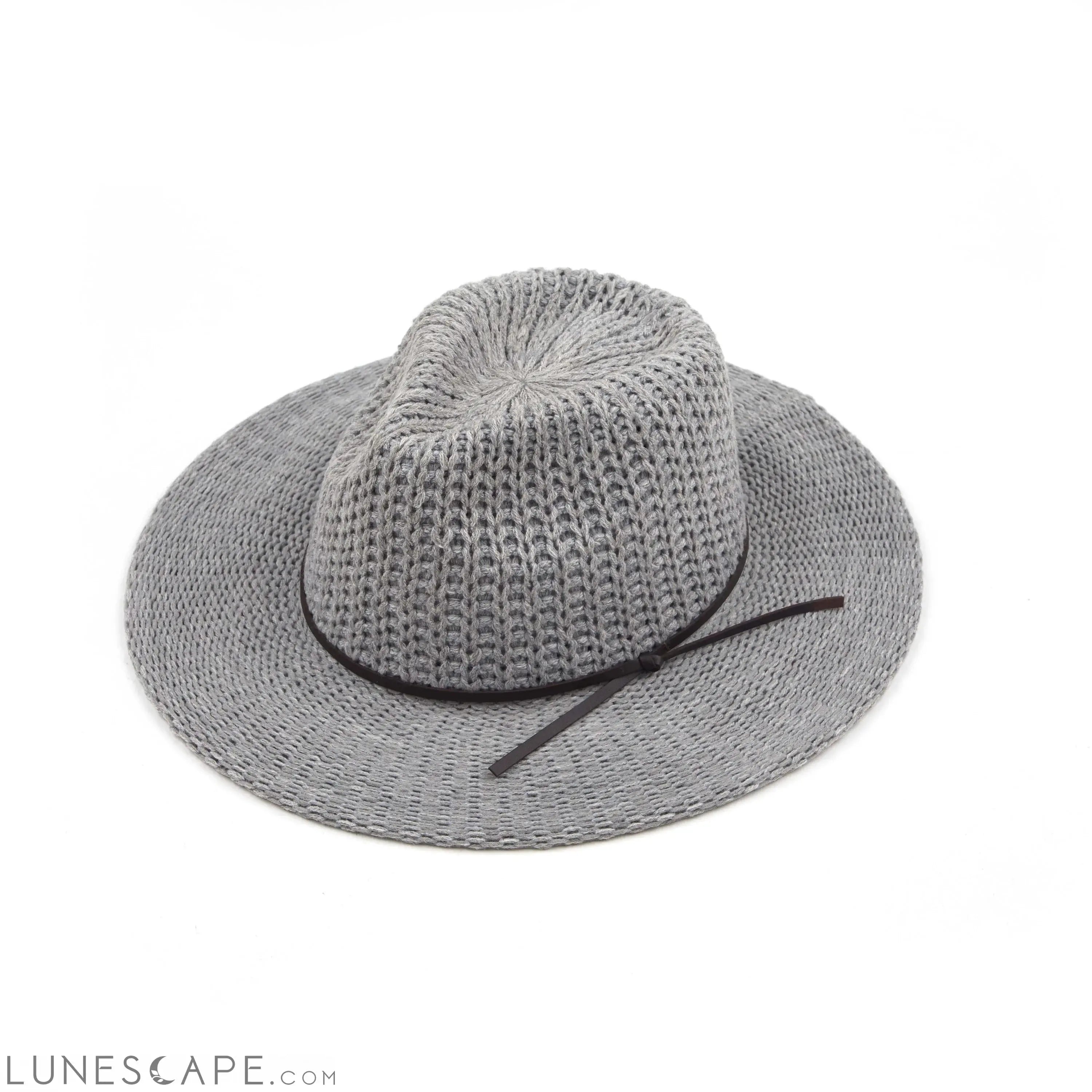 CC Fedora Knitted Hat LUNESCAPE