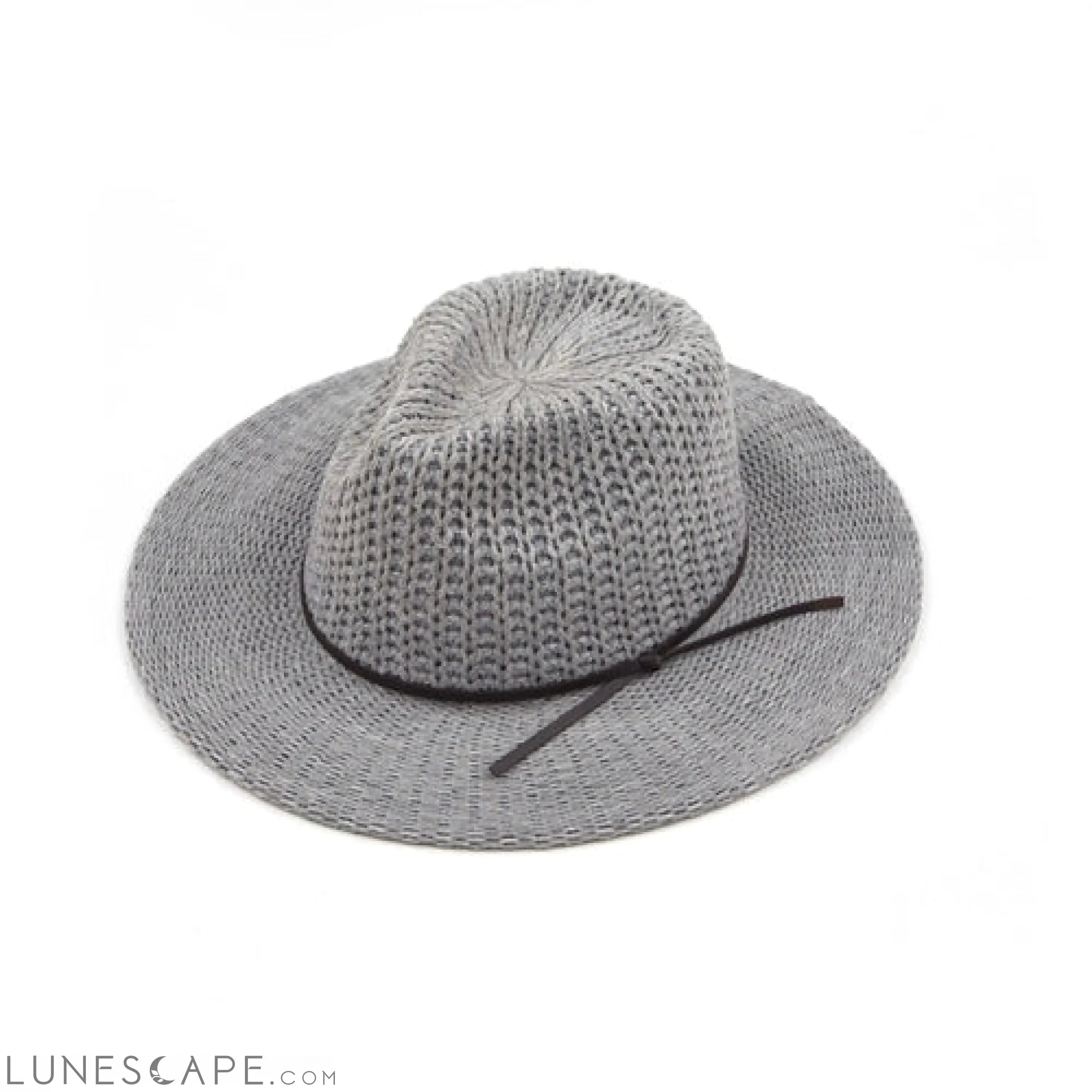CC Fedora Knitted Hat LUNESCAPE