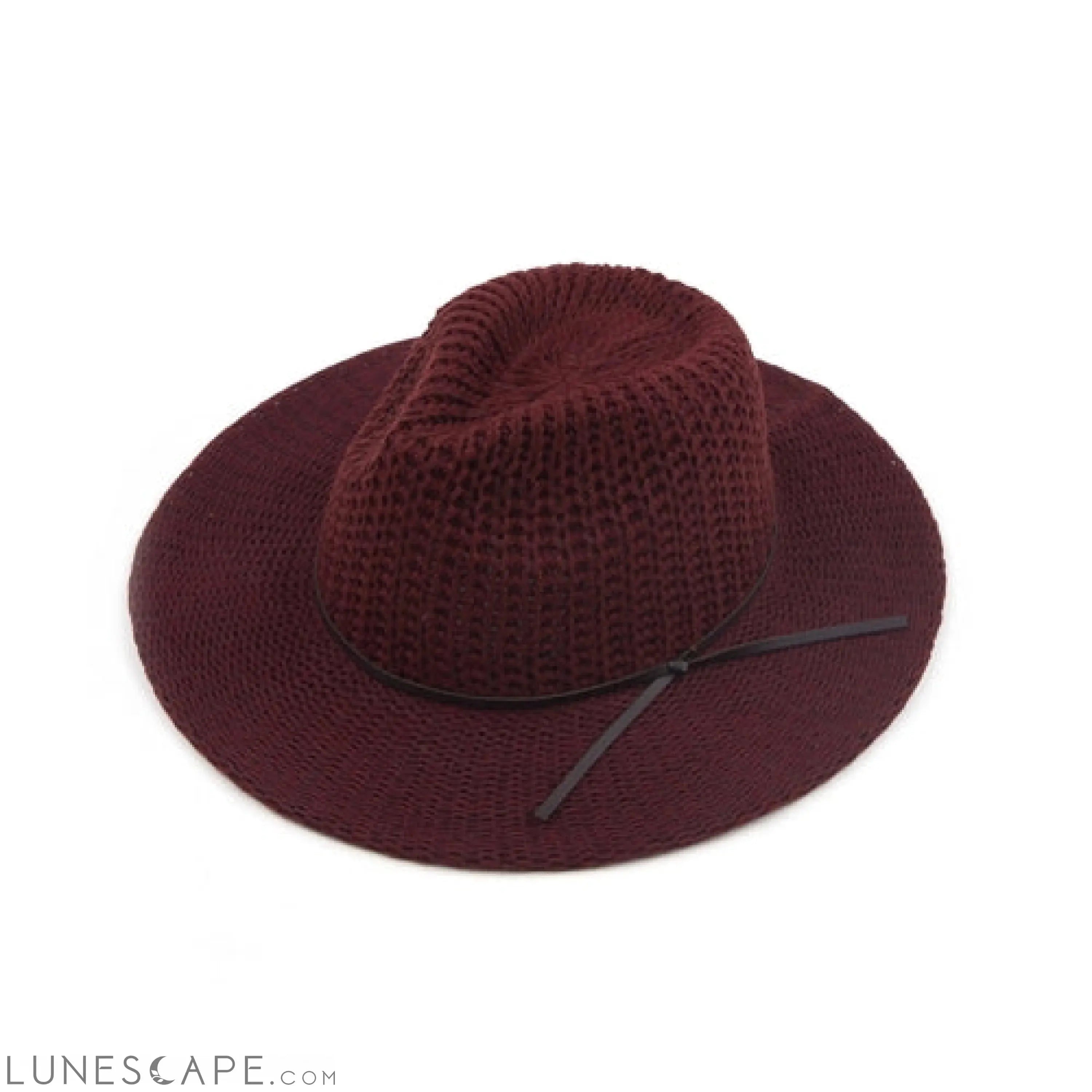 CC Fedora Knitted Hat LUNESCAPE