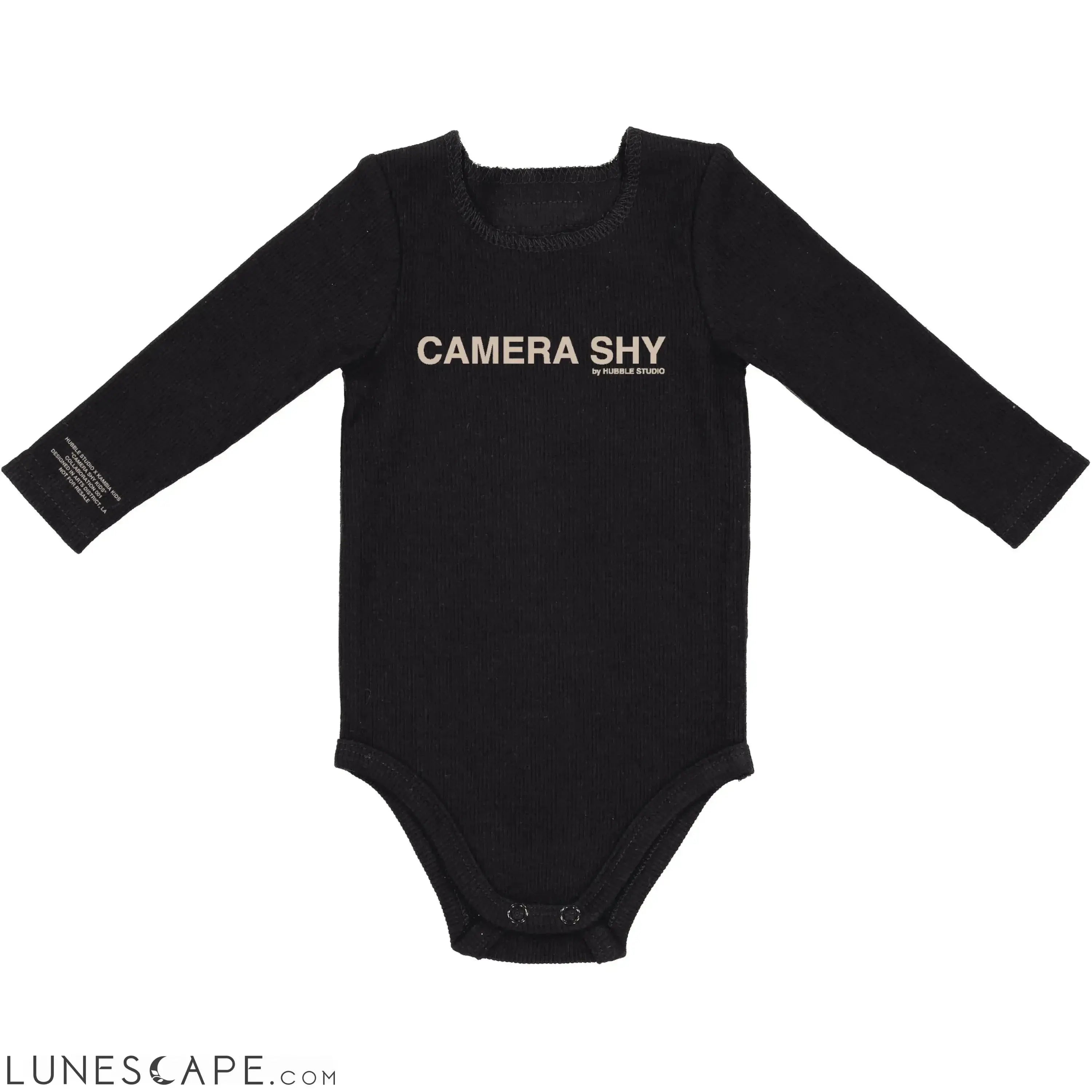 Camera Shy Long-Sleeve Onesie LUNESCAPE