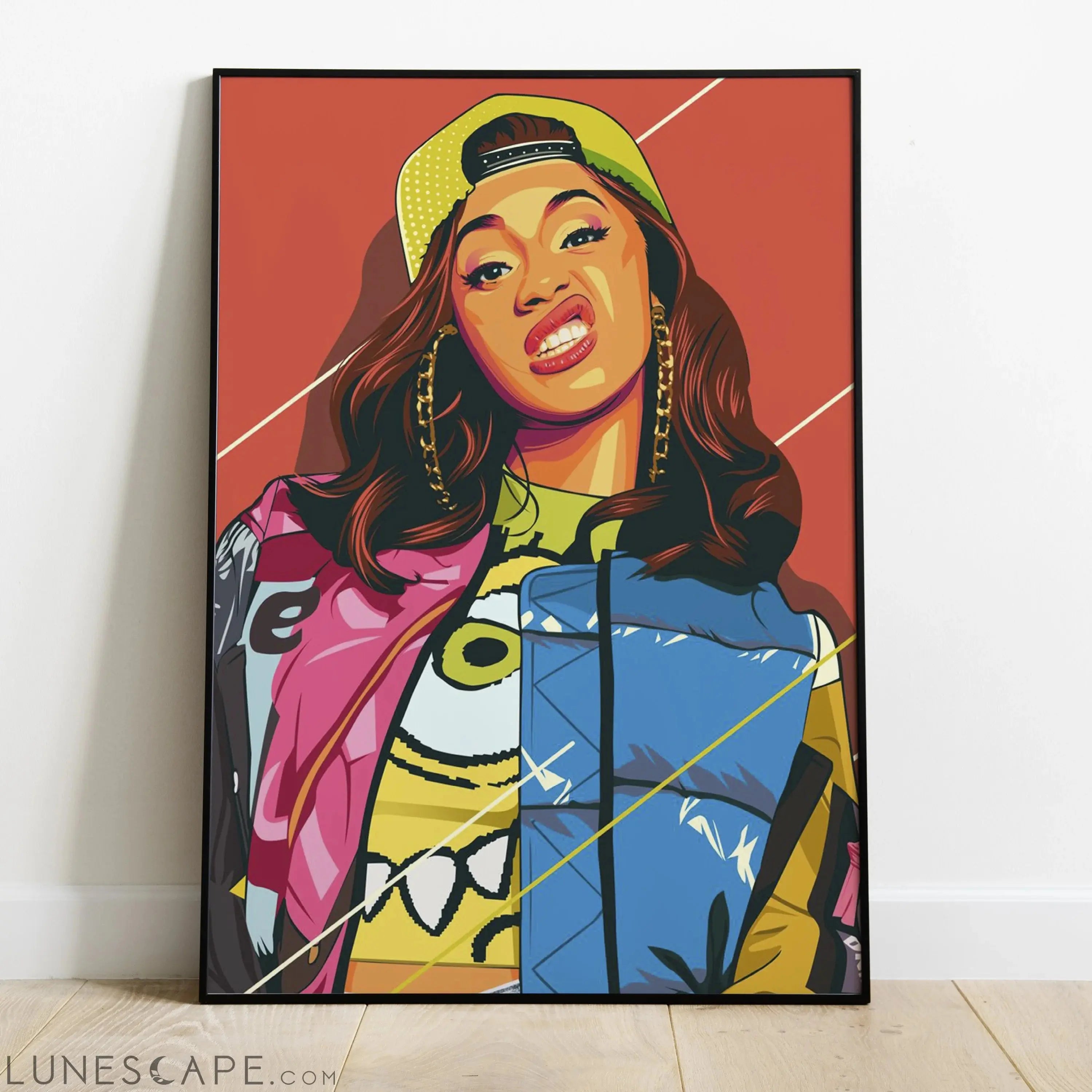 Cardi B Wall Poster - Multiple Sizes LUNESCAPE