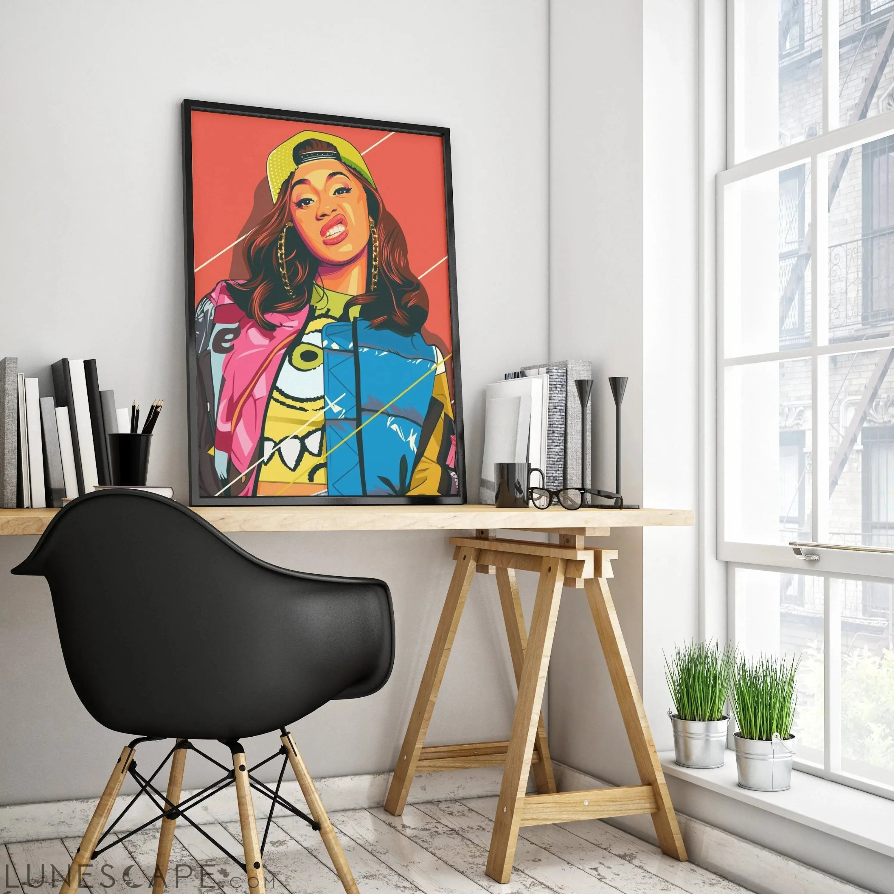 Cardi B Wall Poster - Multiple Sizes LUNESCAPE