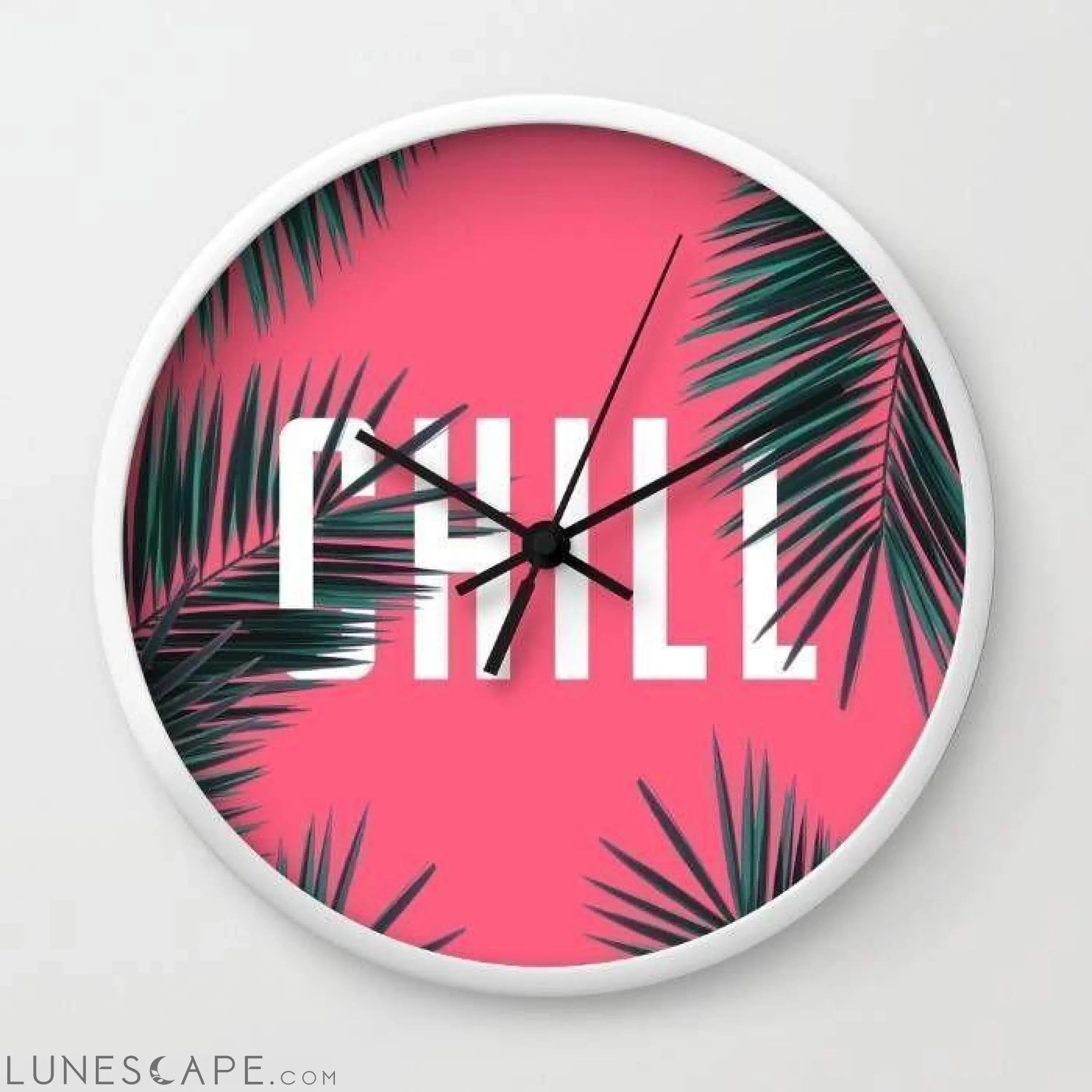 Chill Wall clock LUNESCAPE