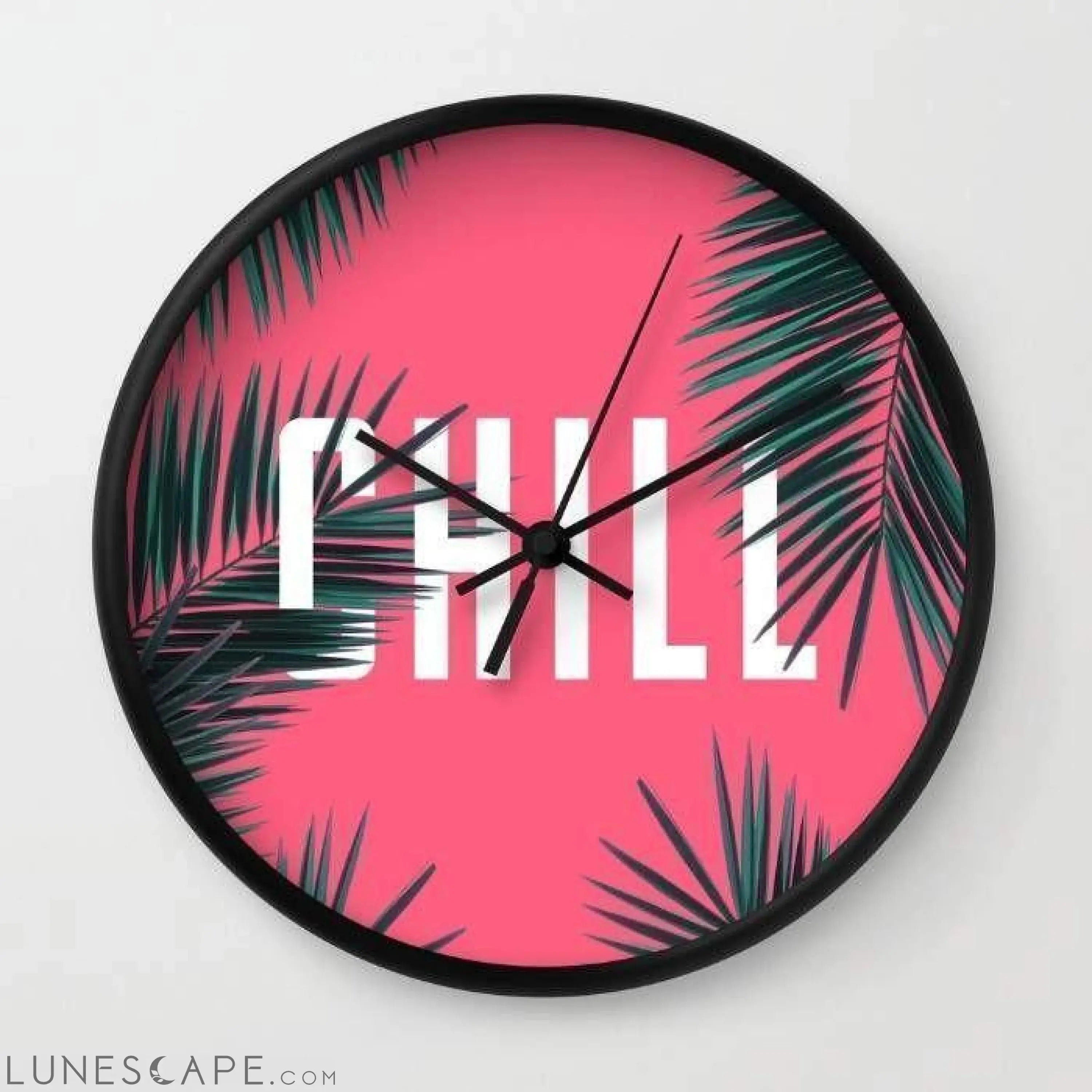 Chill Wall clock LUNESCAPE