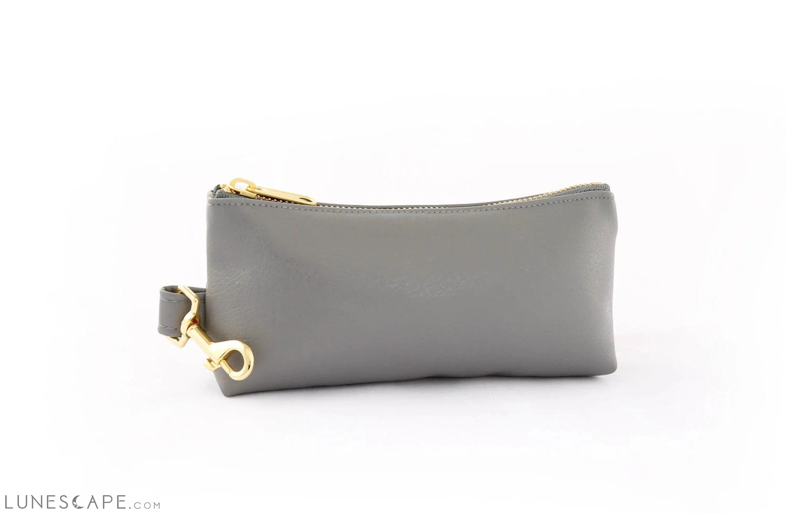 Cool Grey Vegan Leather Bag LUNESCAPE