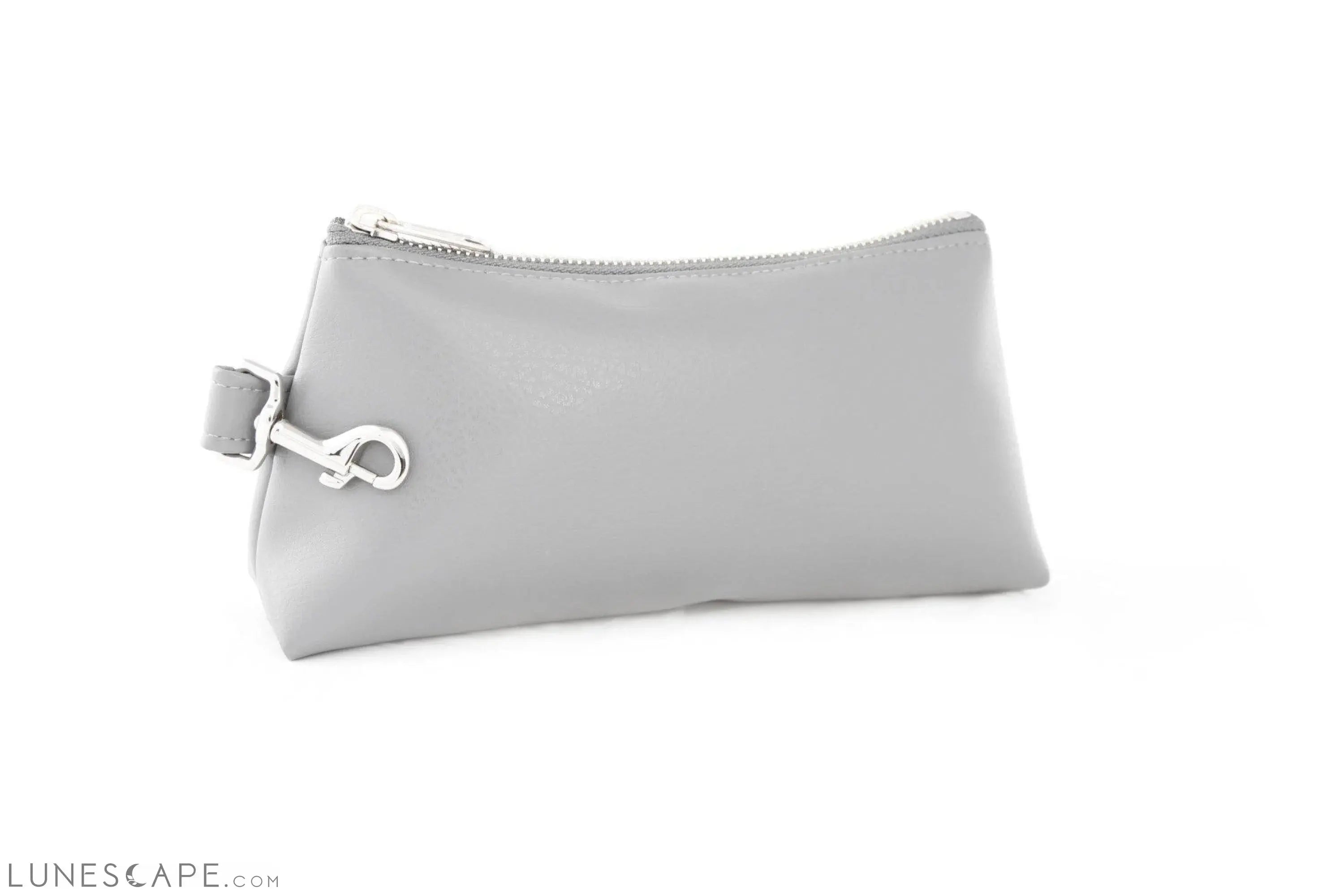 Cool Grey Vegan Leather Bag LUNESCAPE