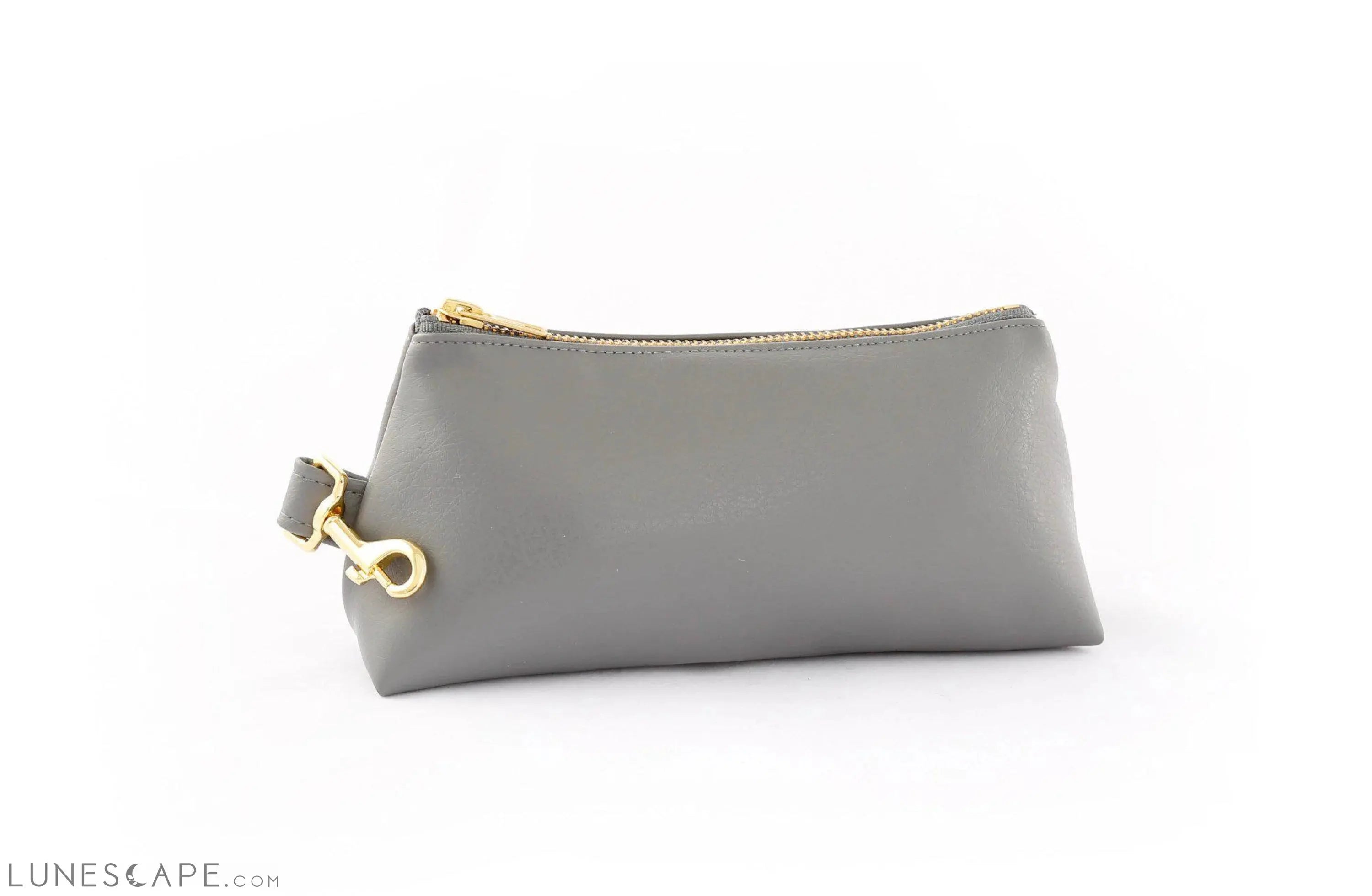 Cool Grey Vegan Leather WRISTLET SET LUNESCAPE