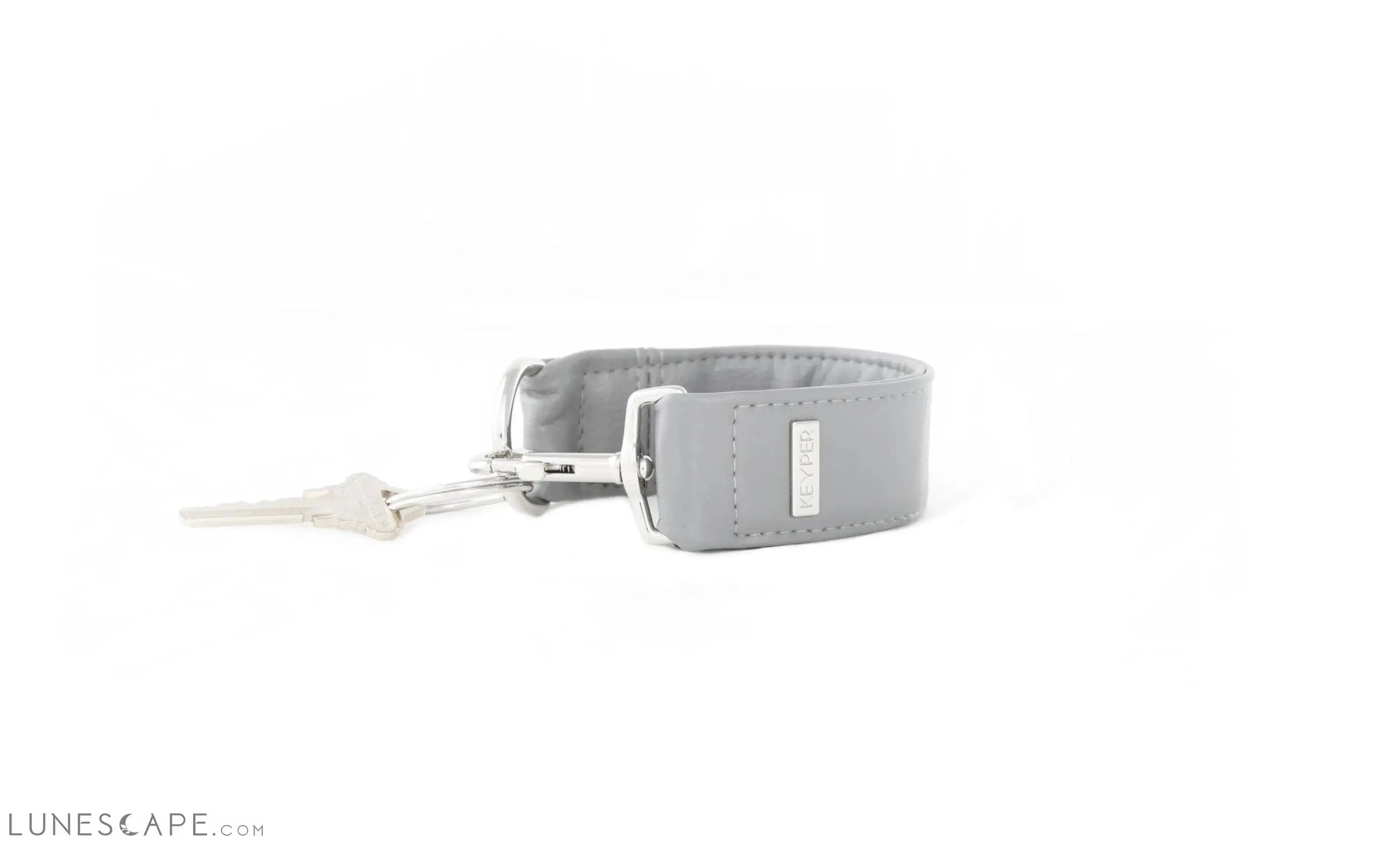 Cool Grey Vegan Leather WRISTLET SET LUNESCAPE
