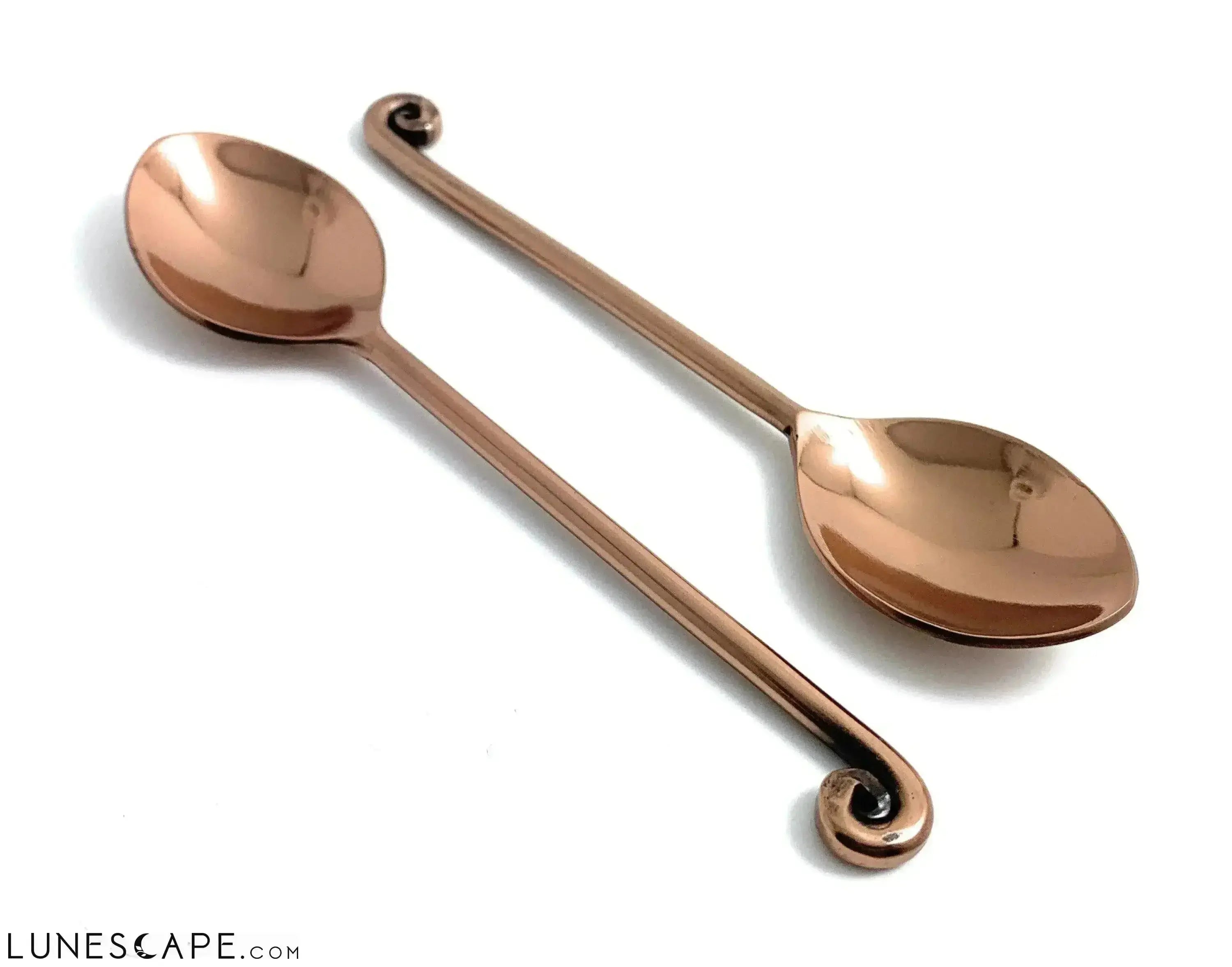 Copper Teaspoons - 6 Piece Set LUNESCAPE
