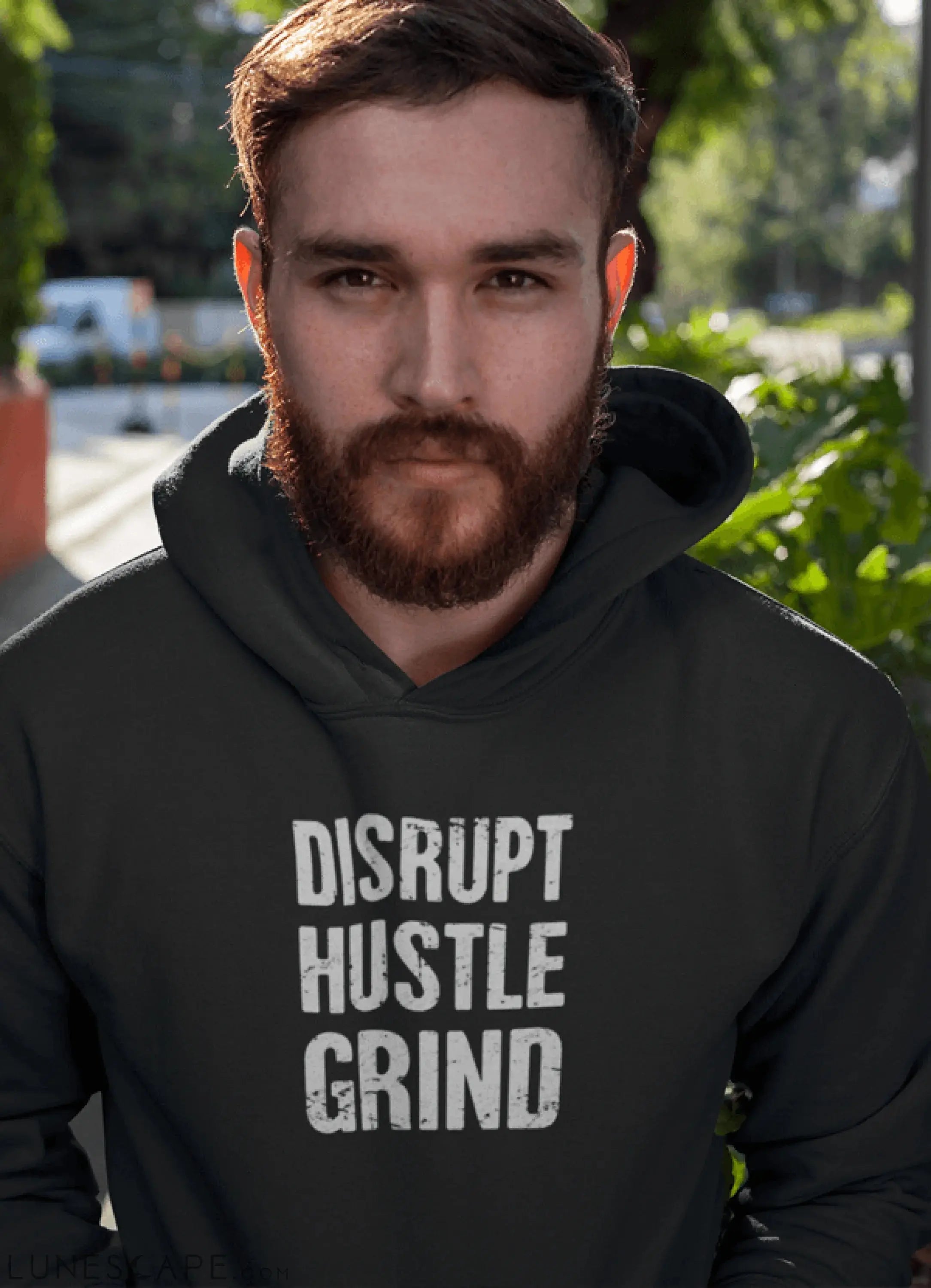DISRUPT HOODED SWEATSHIRT LUNESCAPE