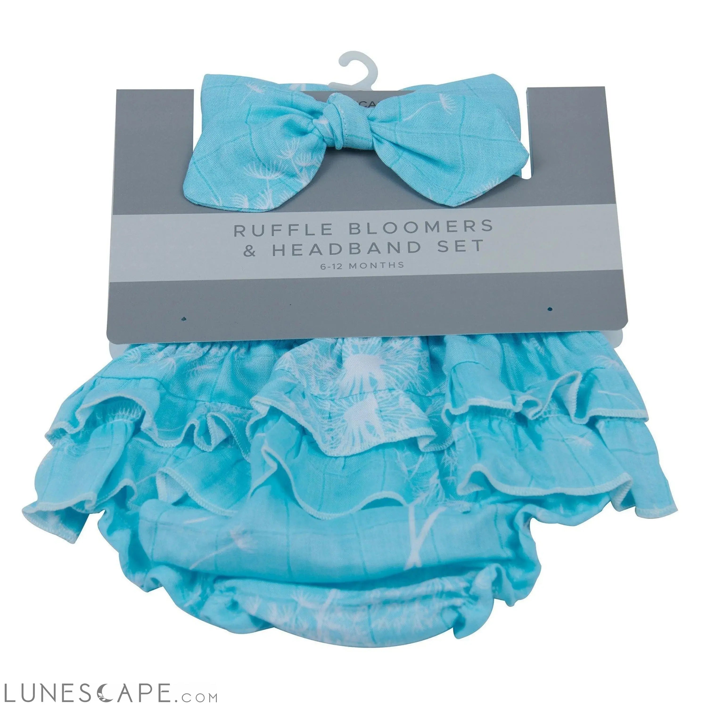 Dandelion Seeds Ruffle Bloomers and Headband Set LUNESCAPE
