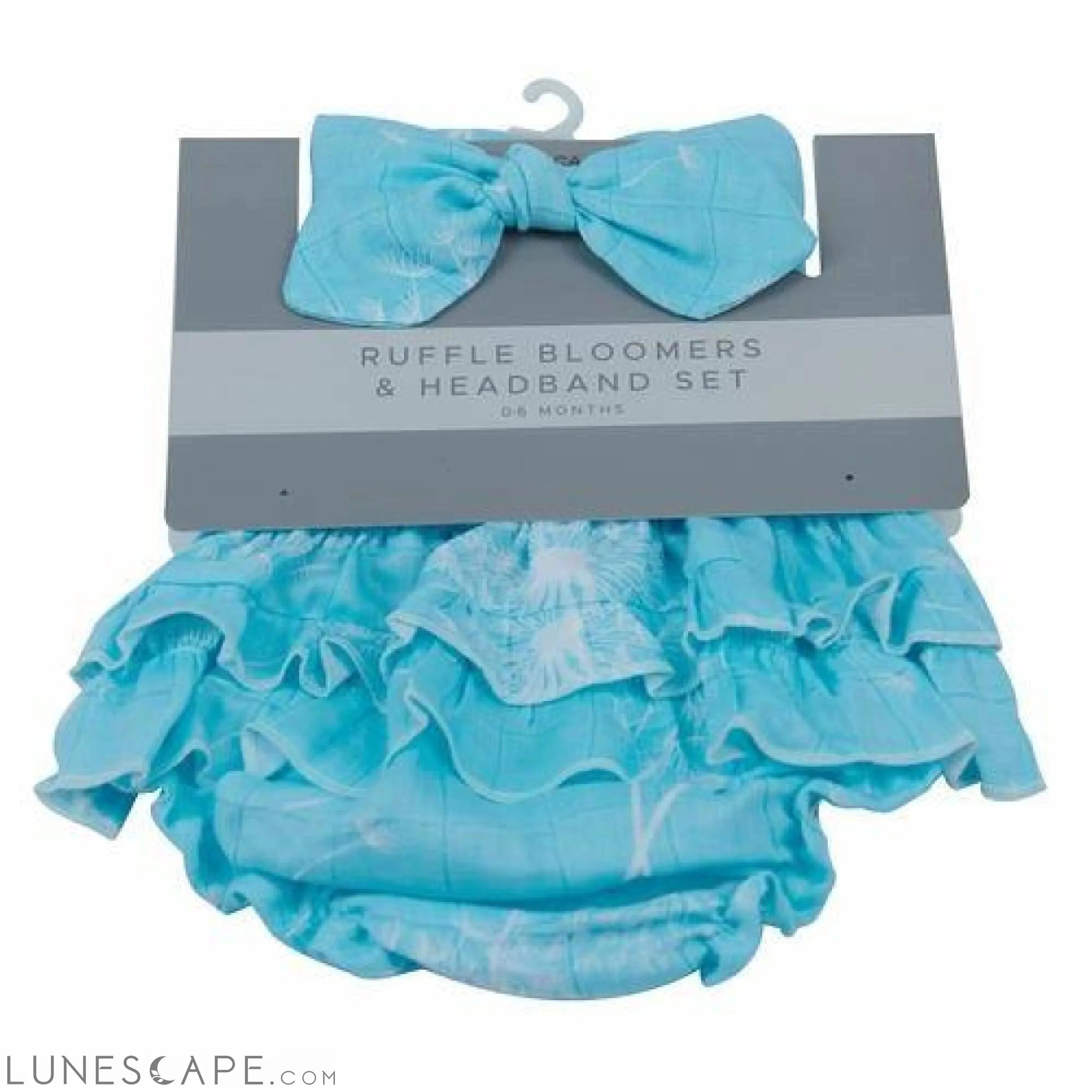 Dandelion Seeds Ruffle Bloomers and Headband Set LUNESCAPE