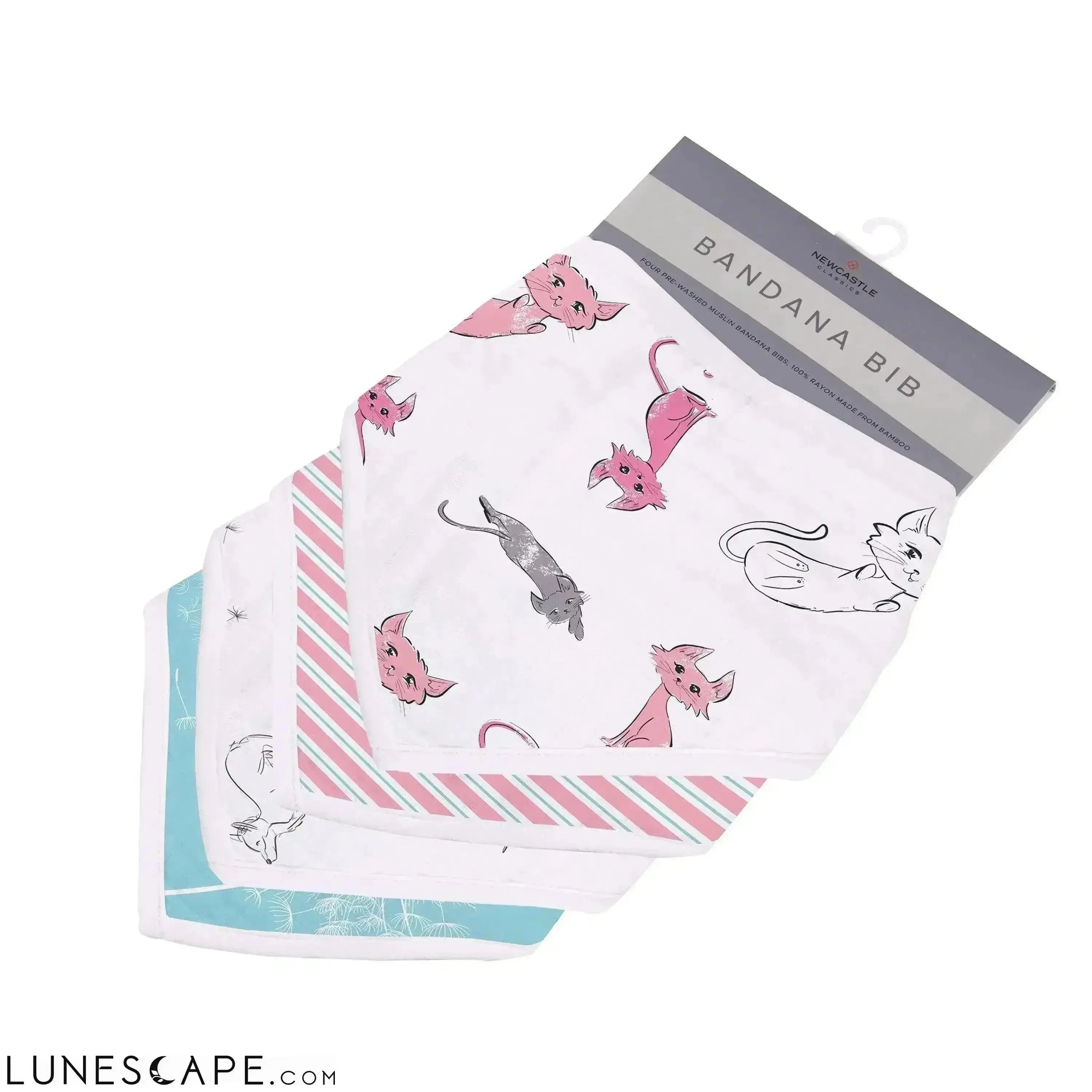 Dandelions Bandana Bibs - Set of 4 LUNESCAPE