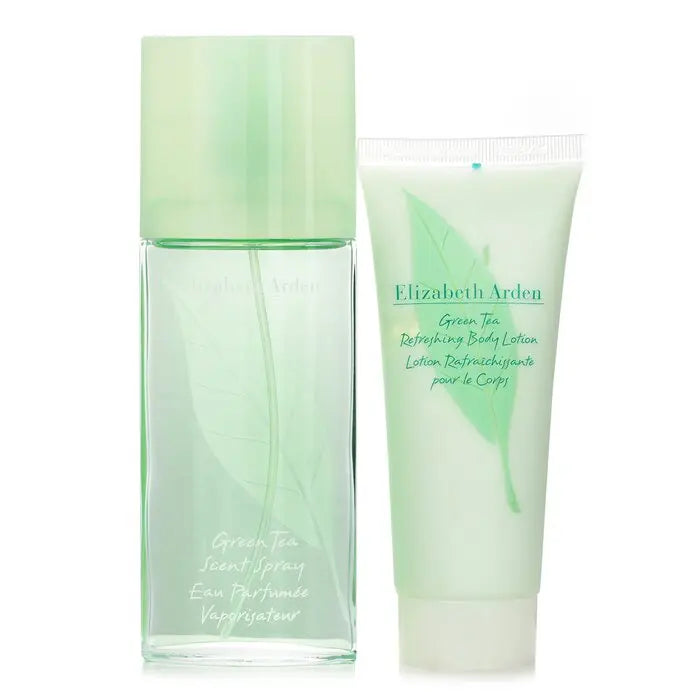 ELIZABETH ARDEN - Green Tea Coffret: Eau Parfumee Spray 100ml/3.3oz + Refreshing Body Lotion 100ml/3.3oz LUNESCAPE