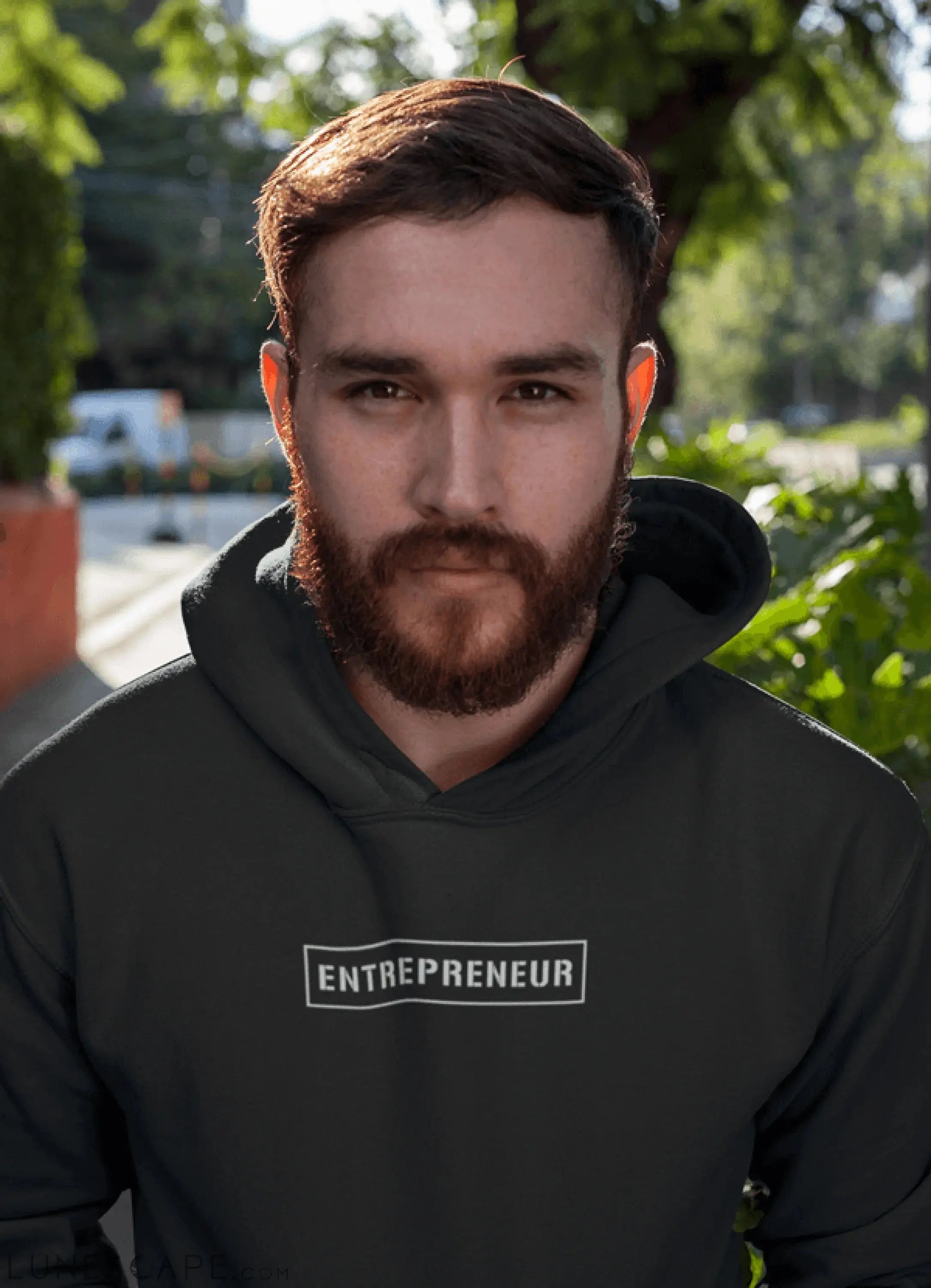 ENTERPRENEUR HOODED SWEATSHIRT LUNESCAPE