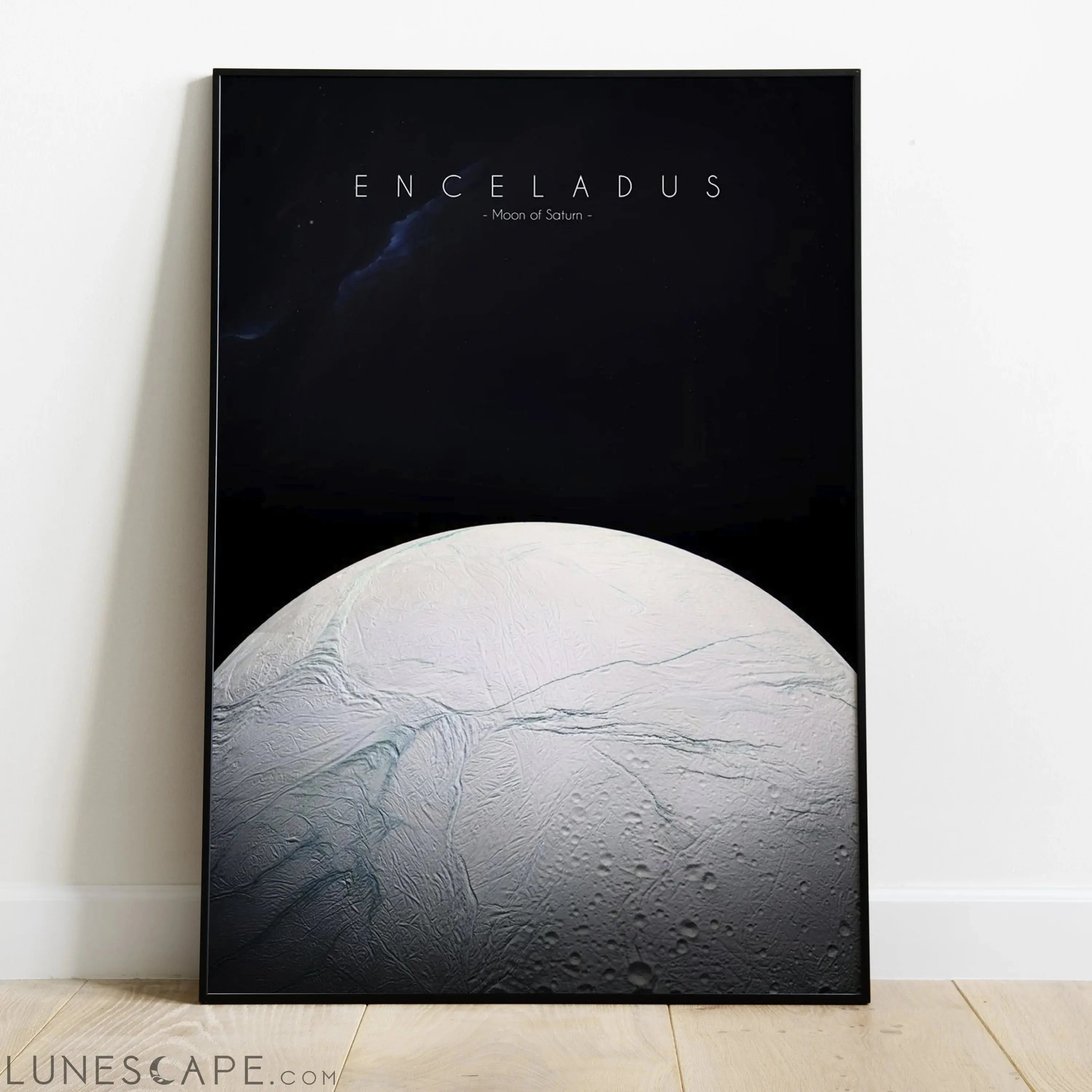 Enceladus Poster LUNESCAPE