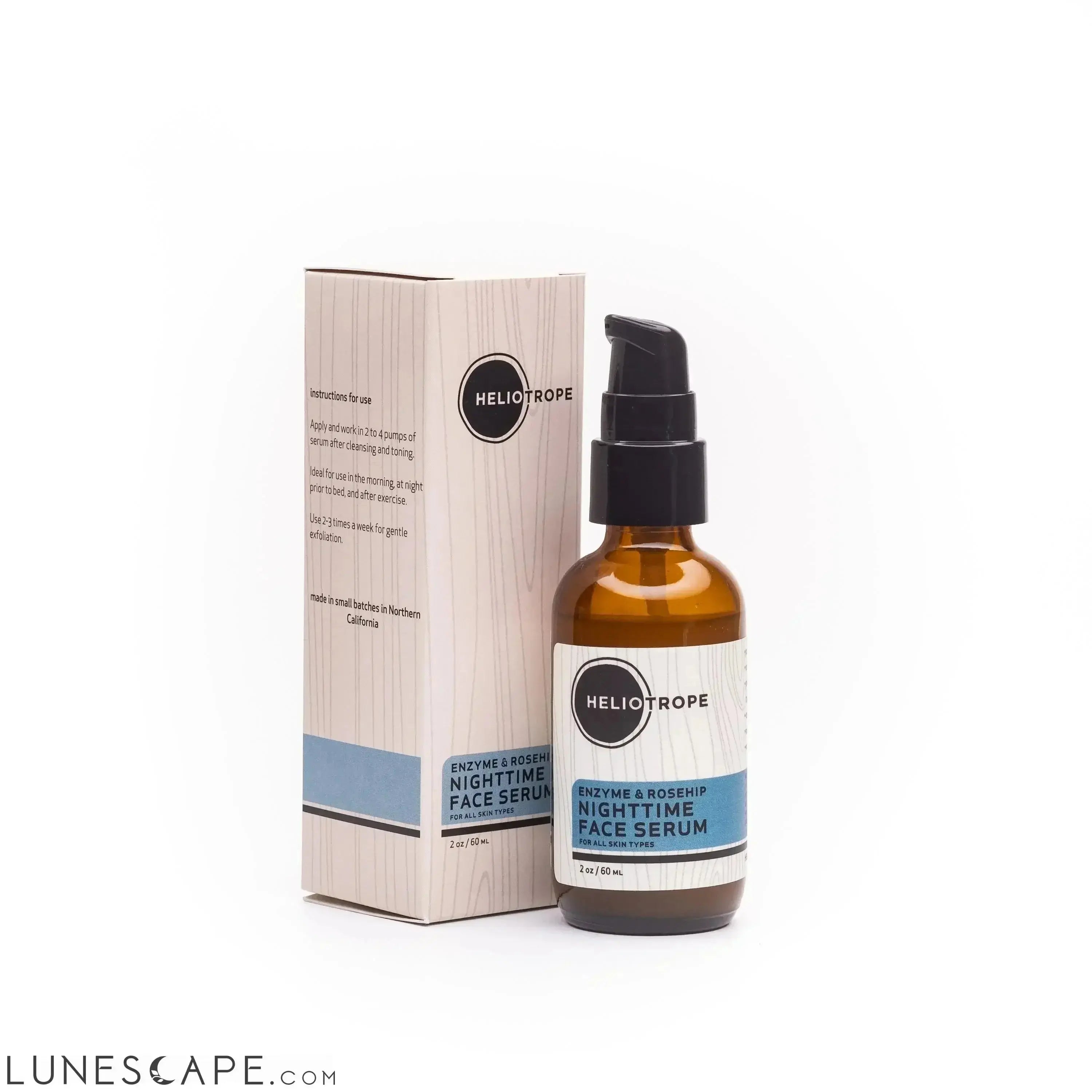 Enzyme & Rosehip Nighttime Face Serum LUNESCAPE