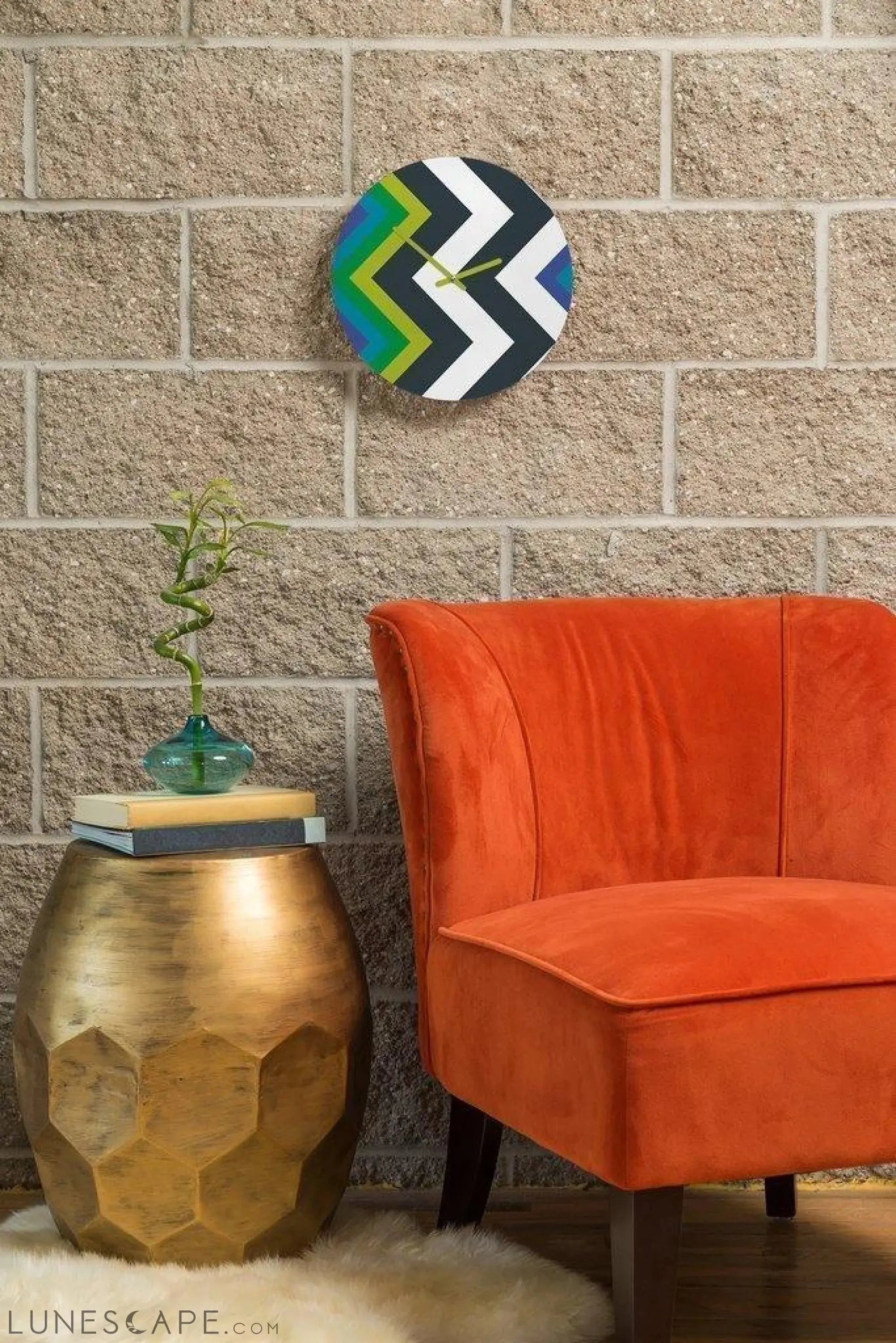 GALAXY WALL CLOCK LUNESCAPE