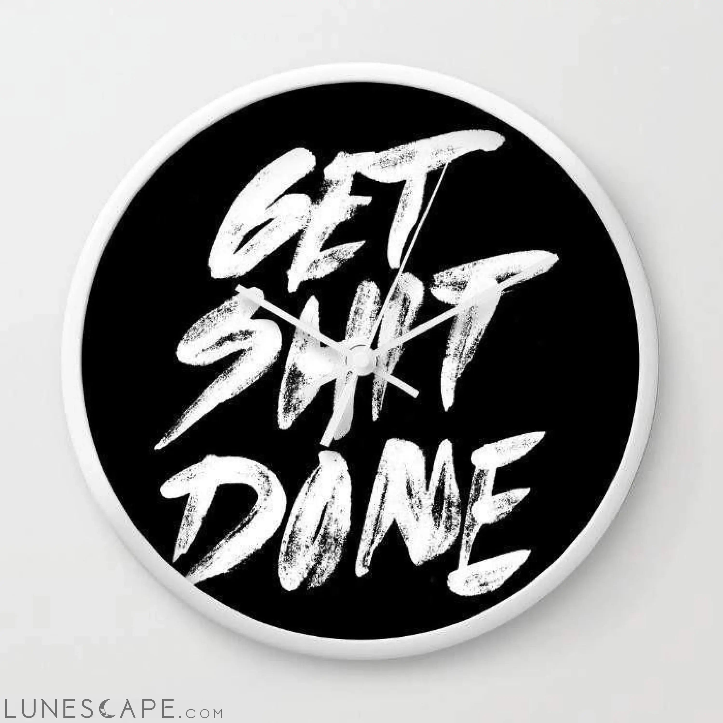 Get Shit Done Wall clock LUNESCAPE