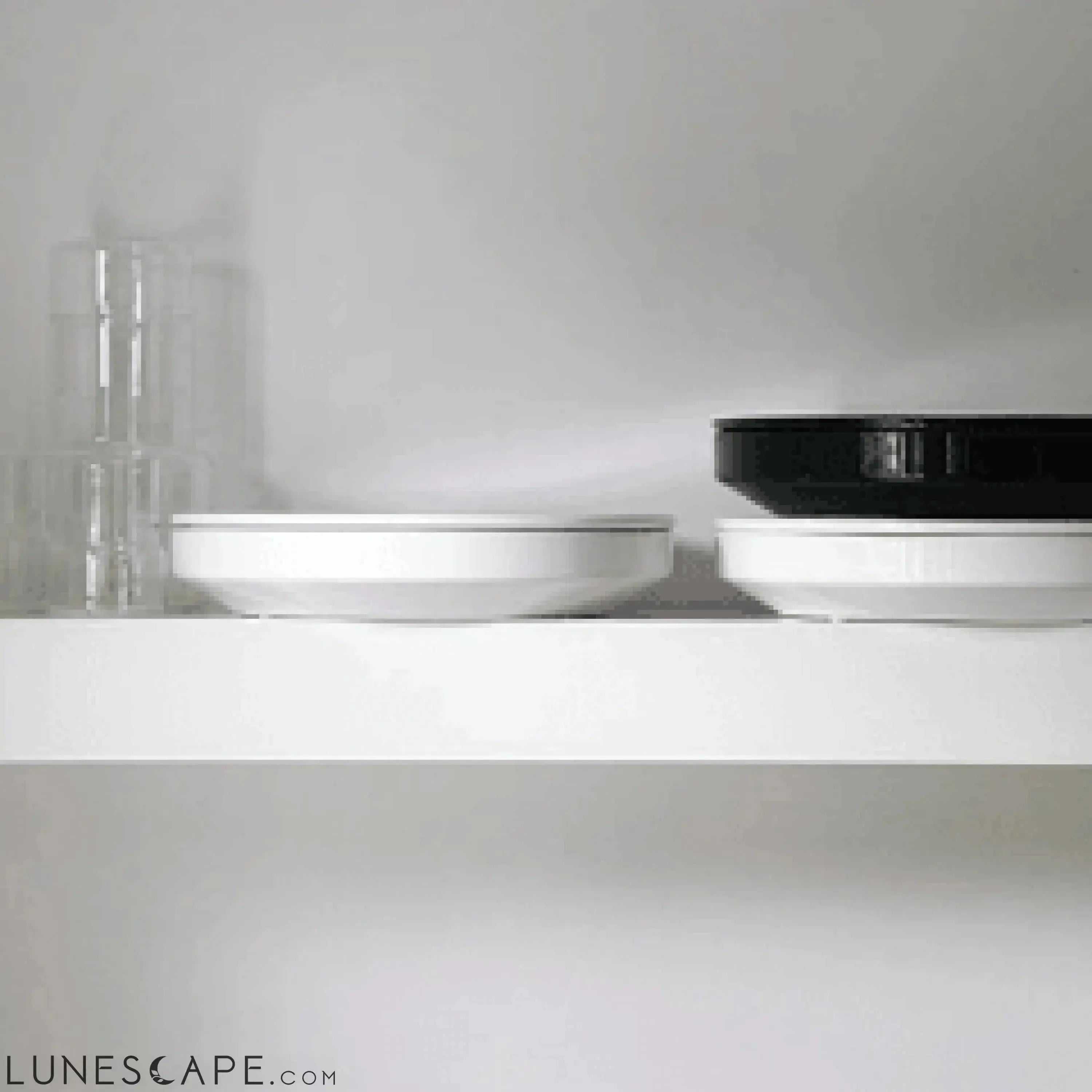 Glazed Ceramic Covered Serving Bowl LUNESCAPE