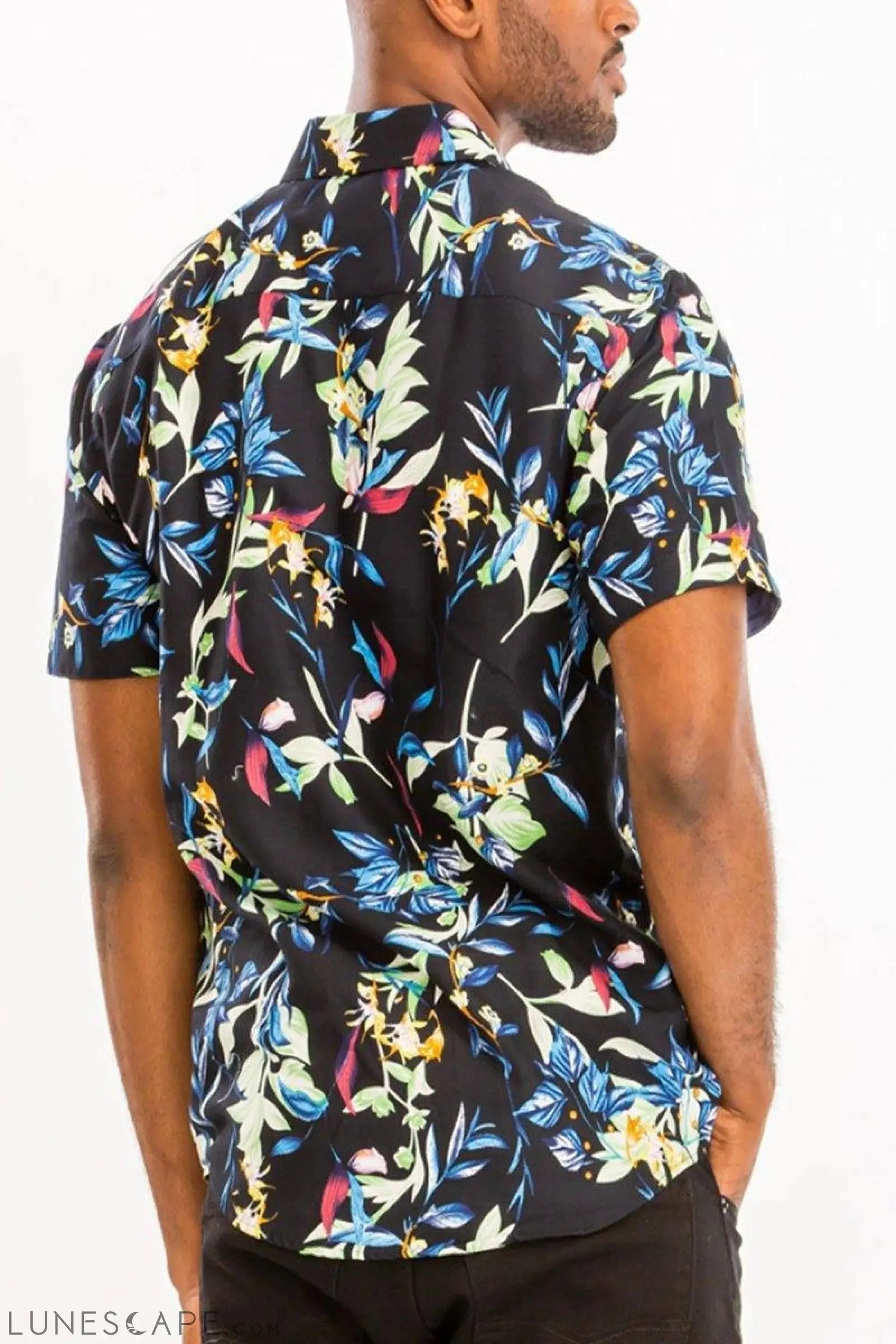 HAWAIIAN BUTTON DOWN SHIRT LUNESCAPE