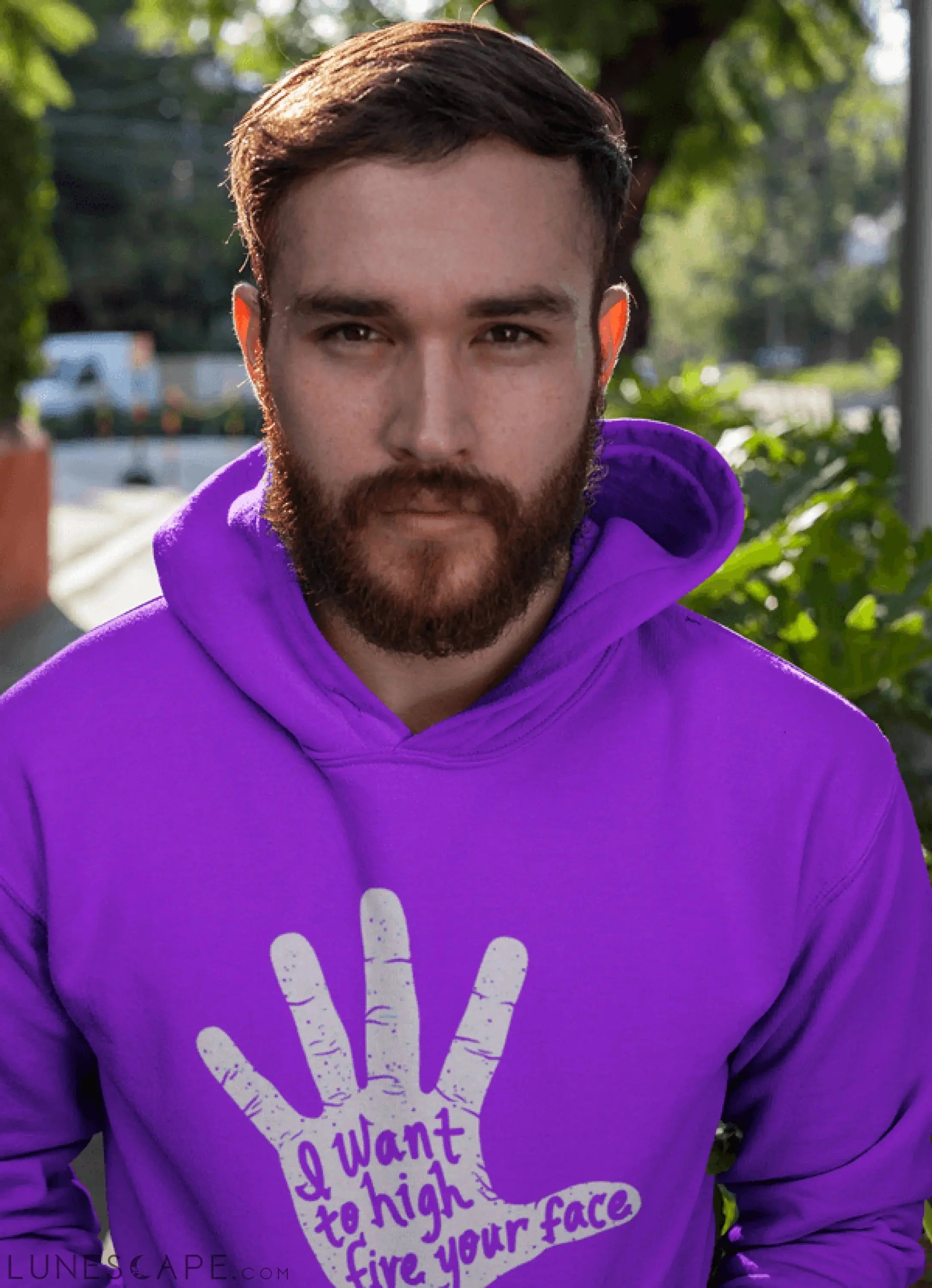 HIGH FIVE HOODED SWEATSHIRT LUNESCAPE