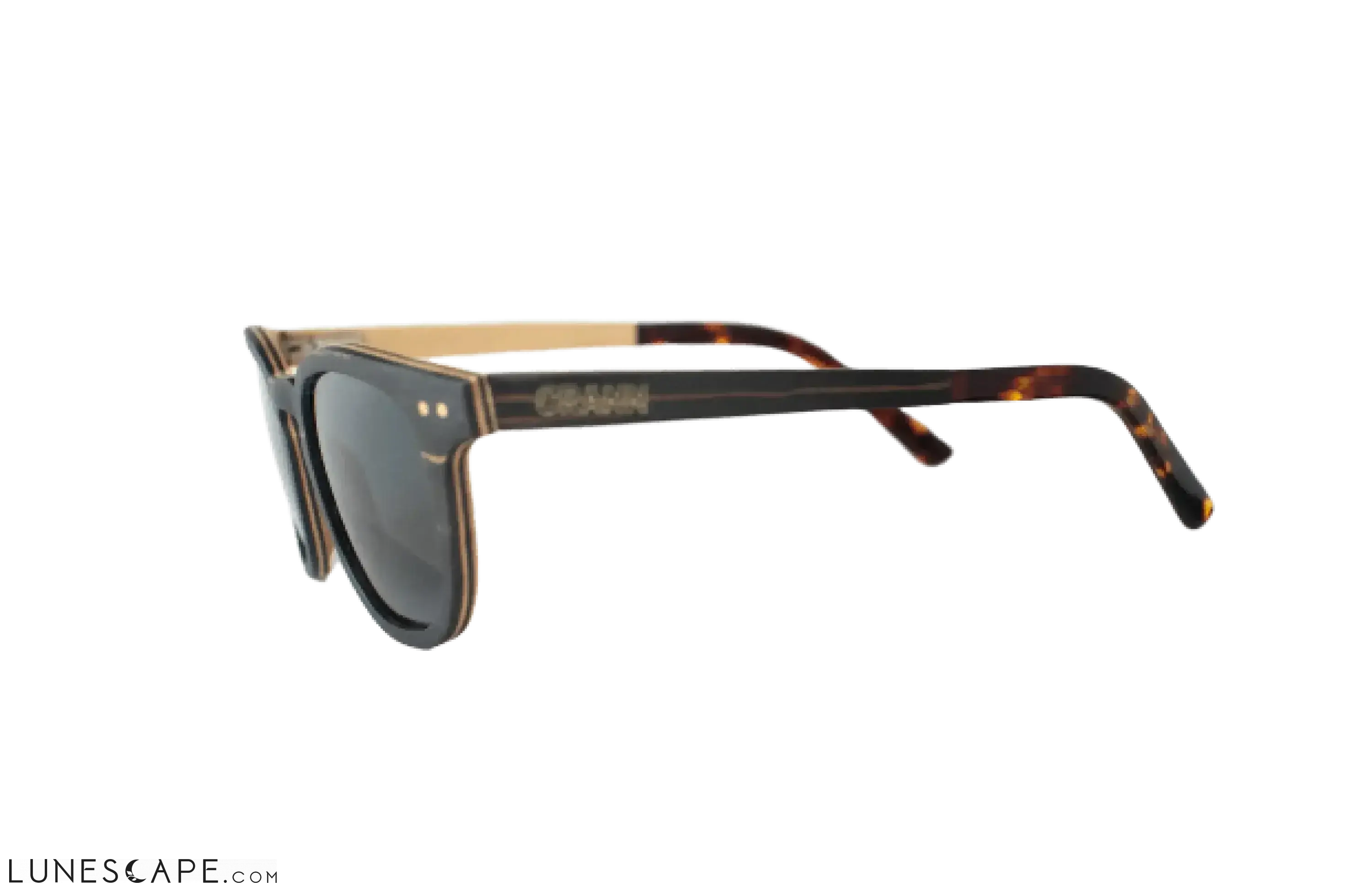 Handcrafted Black Sandalwood Sunnies - Walnut LUNESCAPE