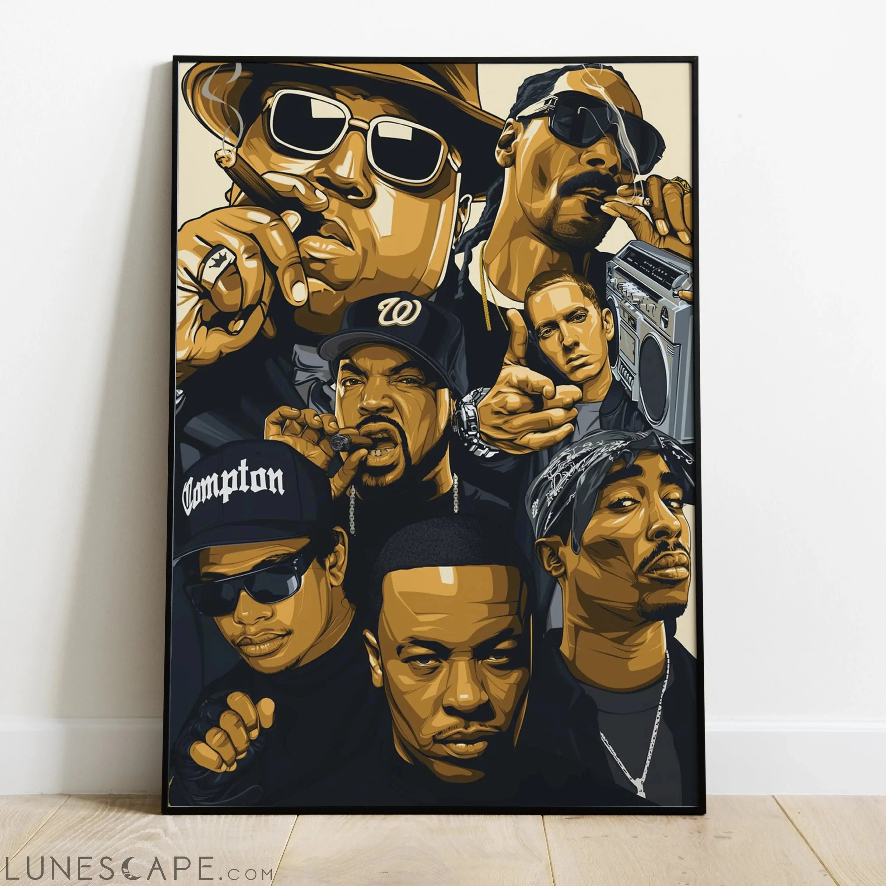 Hip Hop Legends Poster LUNESCAPE