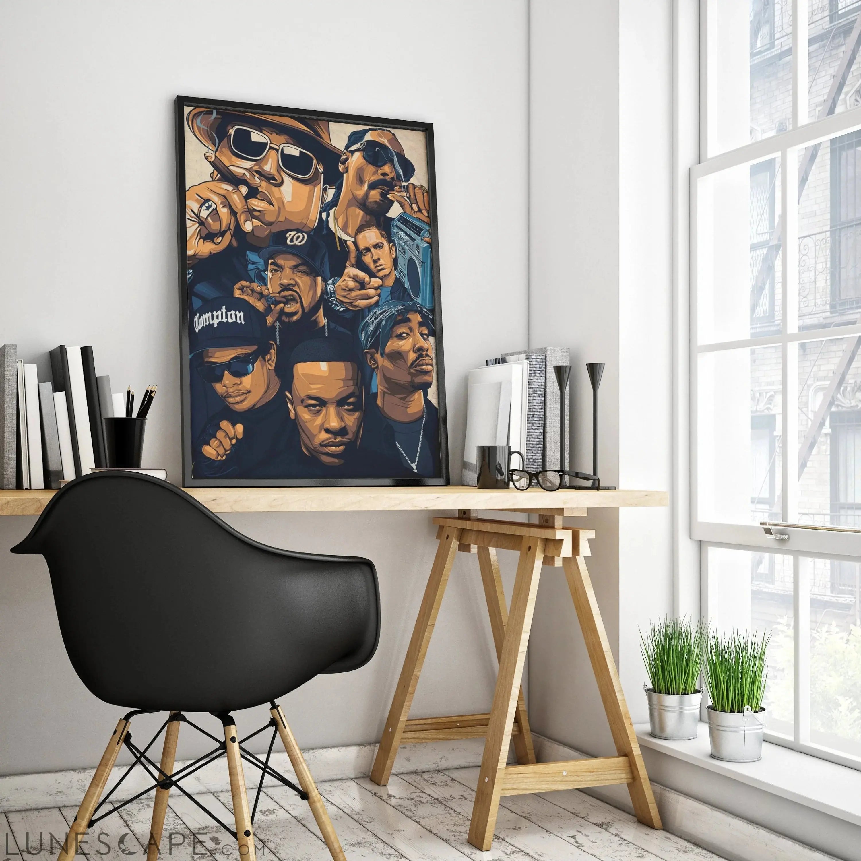 Hip Hop Legends Poster LUNESCAPE