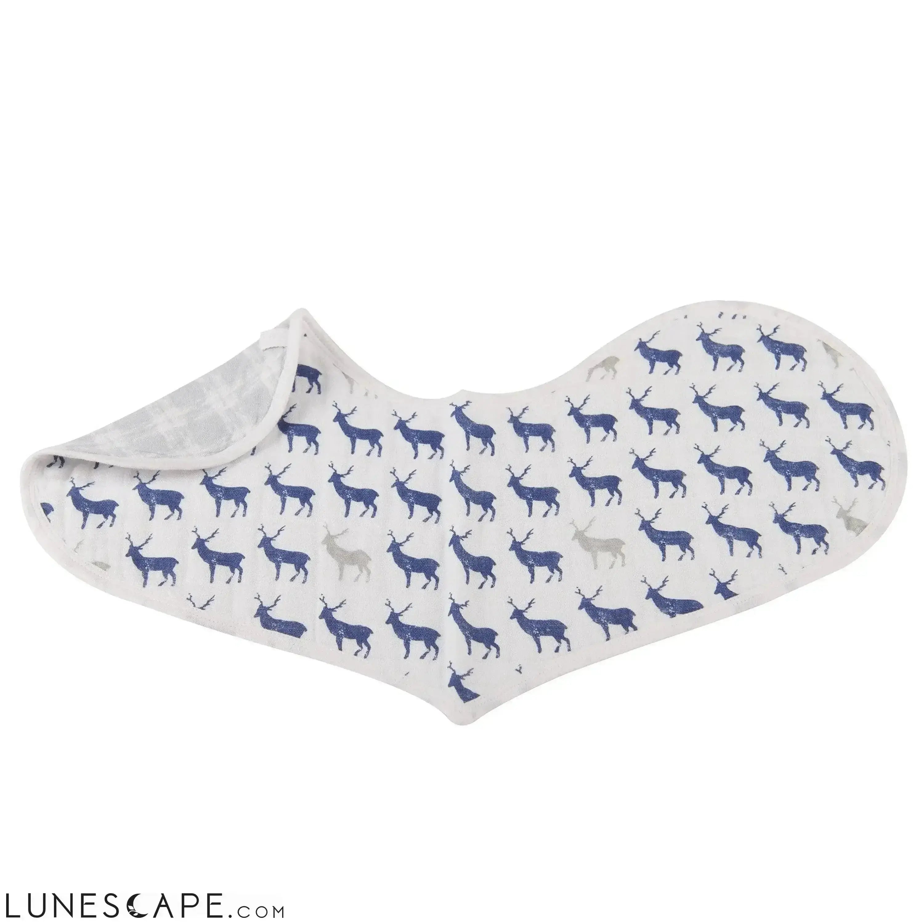 In The Wild Elephant Heart Bibs - Set of 2 LUNESCAPE